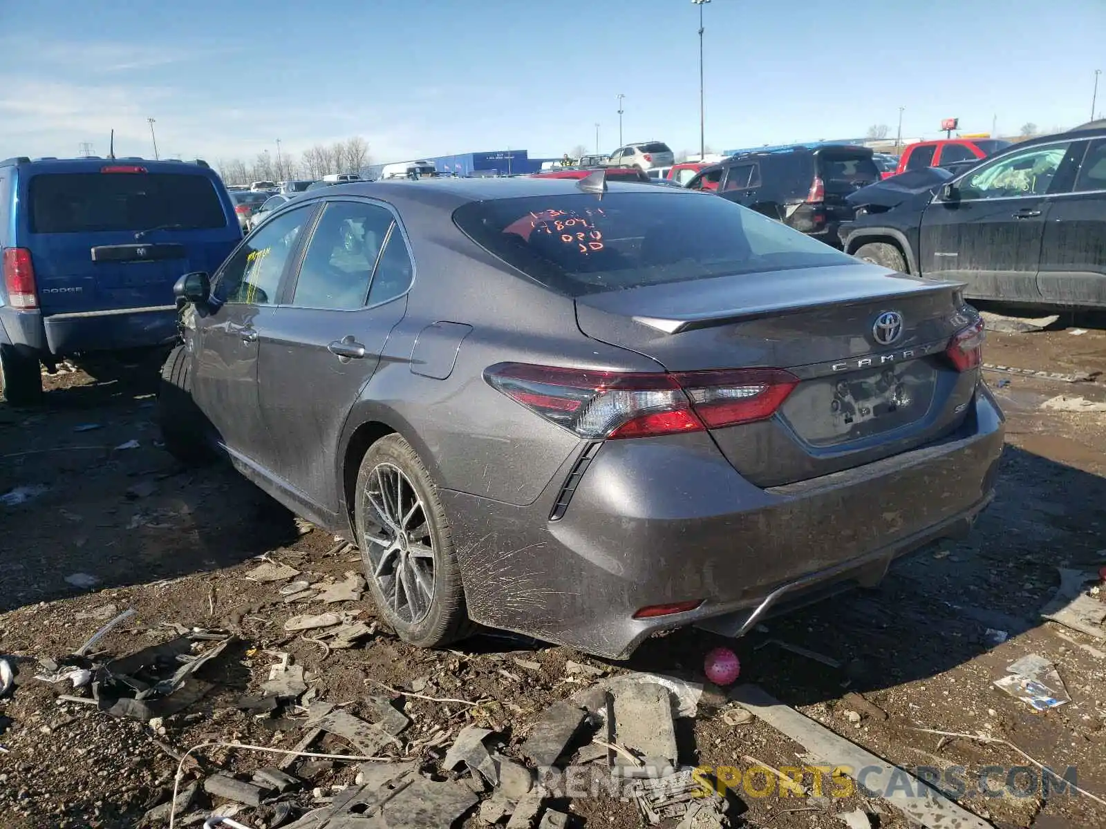 3 Photograph of a damaged car 4T1G11AK5MU514809 TOYOTA CAMRY 2021