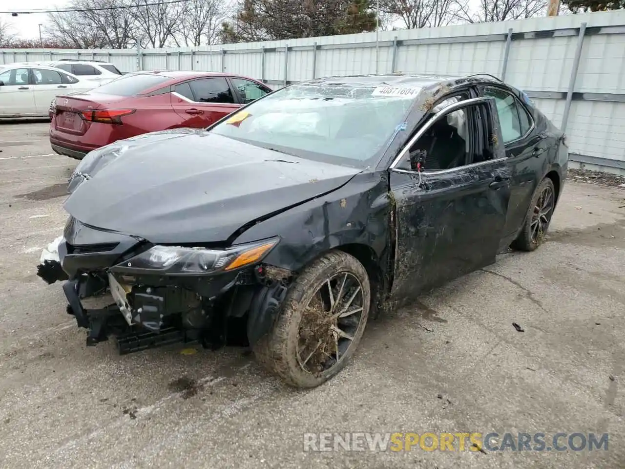 1 Photograph of a damaged car 4T1G11AK5MU517211 TOYOTA CAMRY 2021