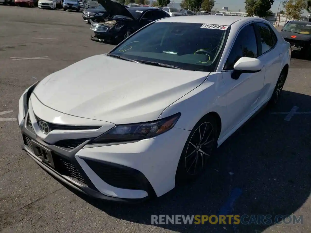 2 Photograph of a damaged car 4T1G11AK5MU519623 TOYOTA CAMRY 2021