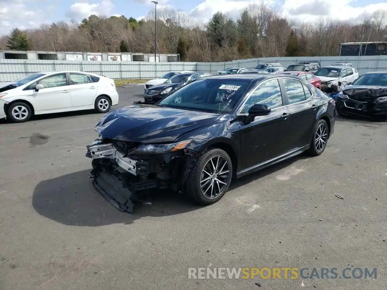 2 Photograph of a damaged car 4T1G11AK5MU523705 TOYOTA CAMRY 2021