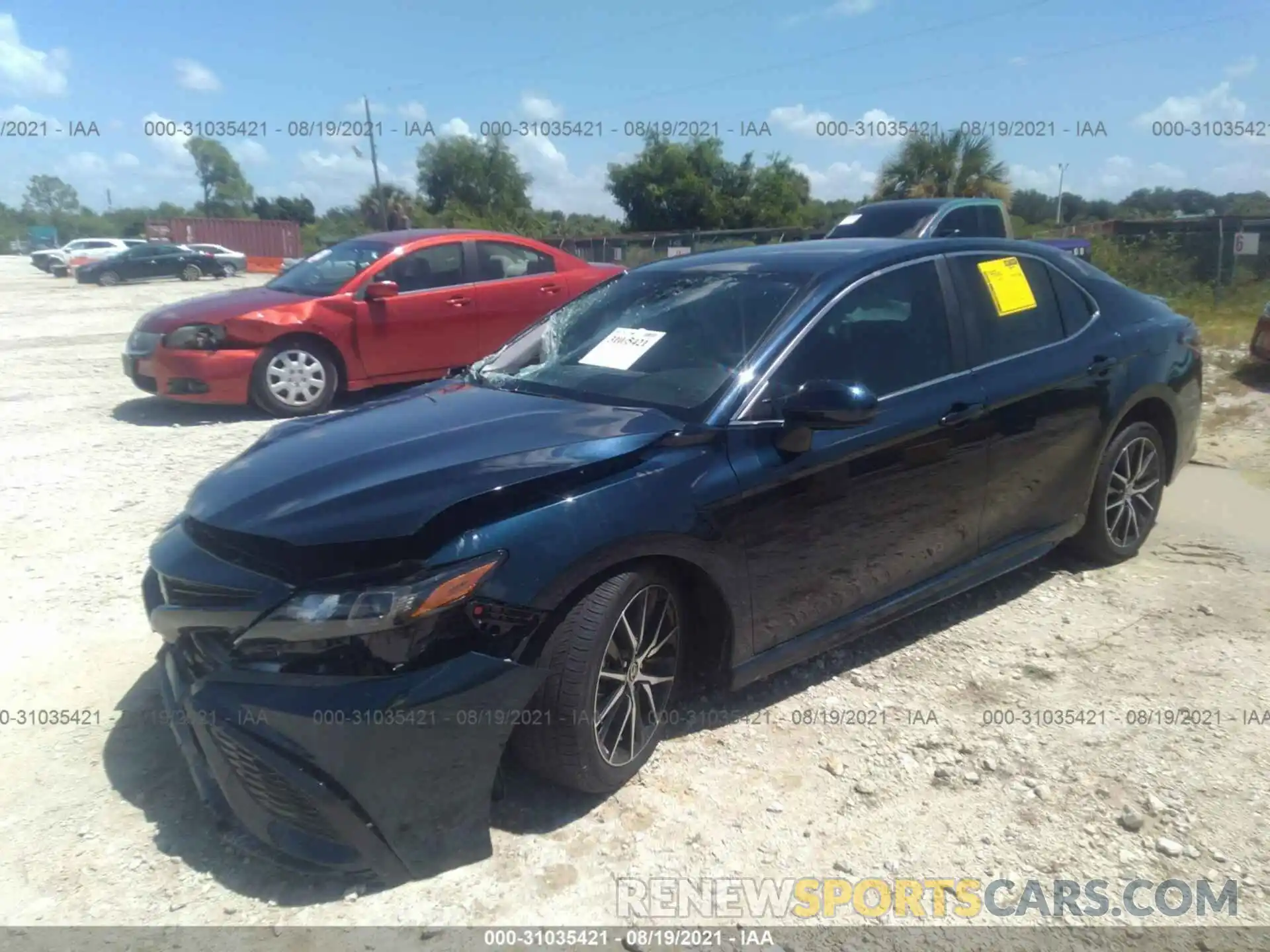 2 Photograph of a damaged car 4T1G11AK5MU529570 TOYOTA CAMRY 2021