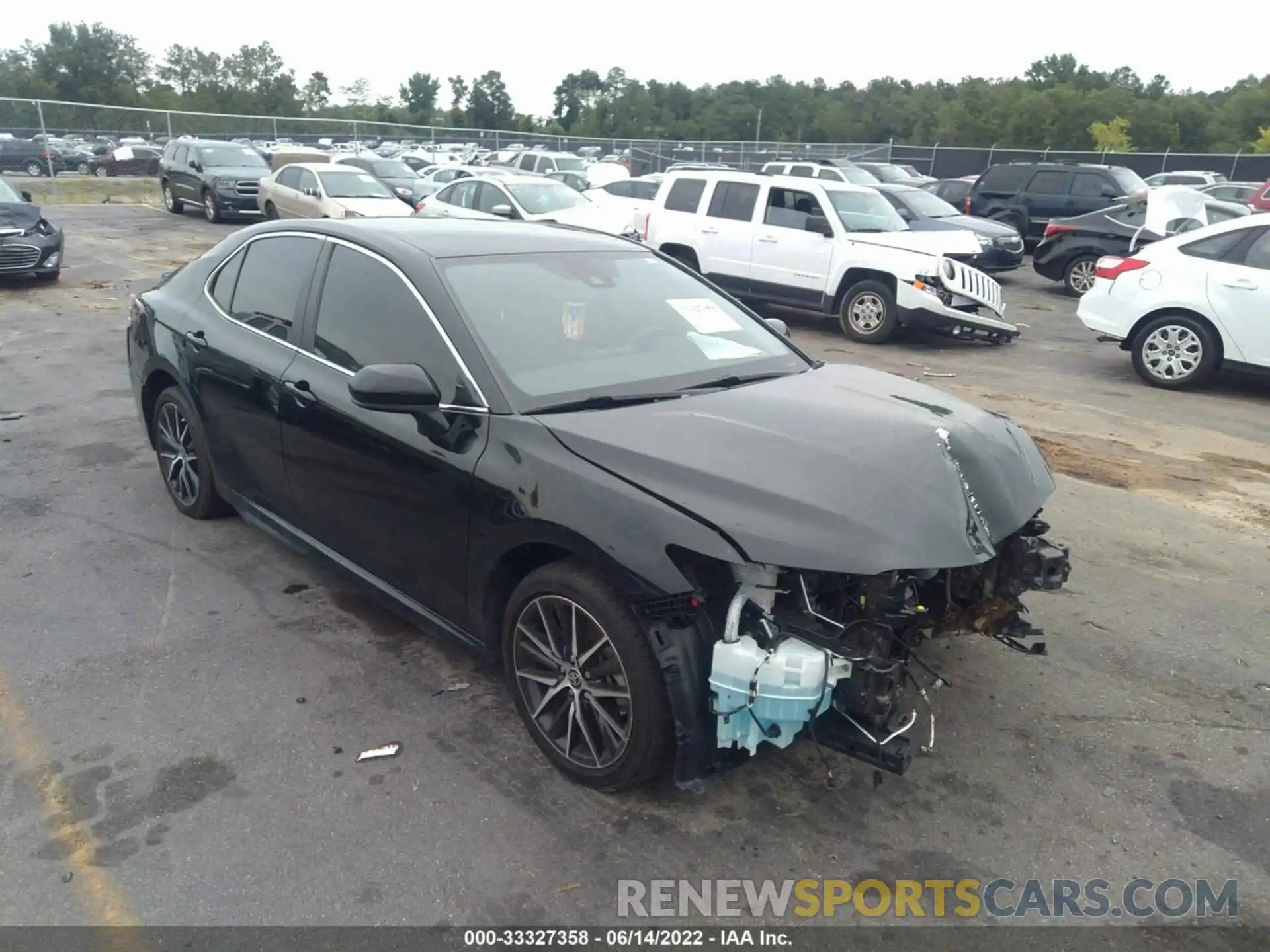 1 Photograph of a damaged car 4T1G11AK5MU533568 TOYOTA CAMRY 2021