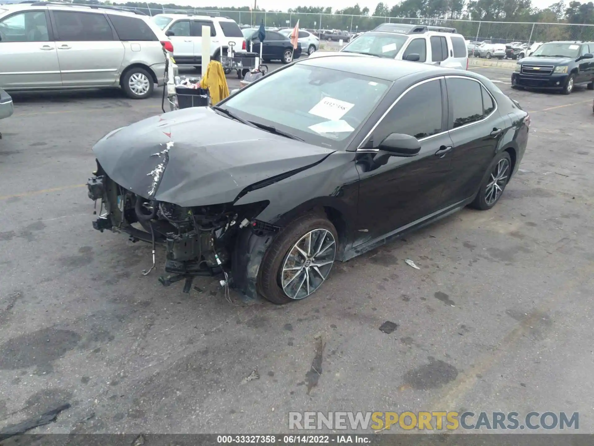 2 Photograph of a damaged car 4T1G11AK5MU533568 TOYOTA CAMRY 2021