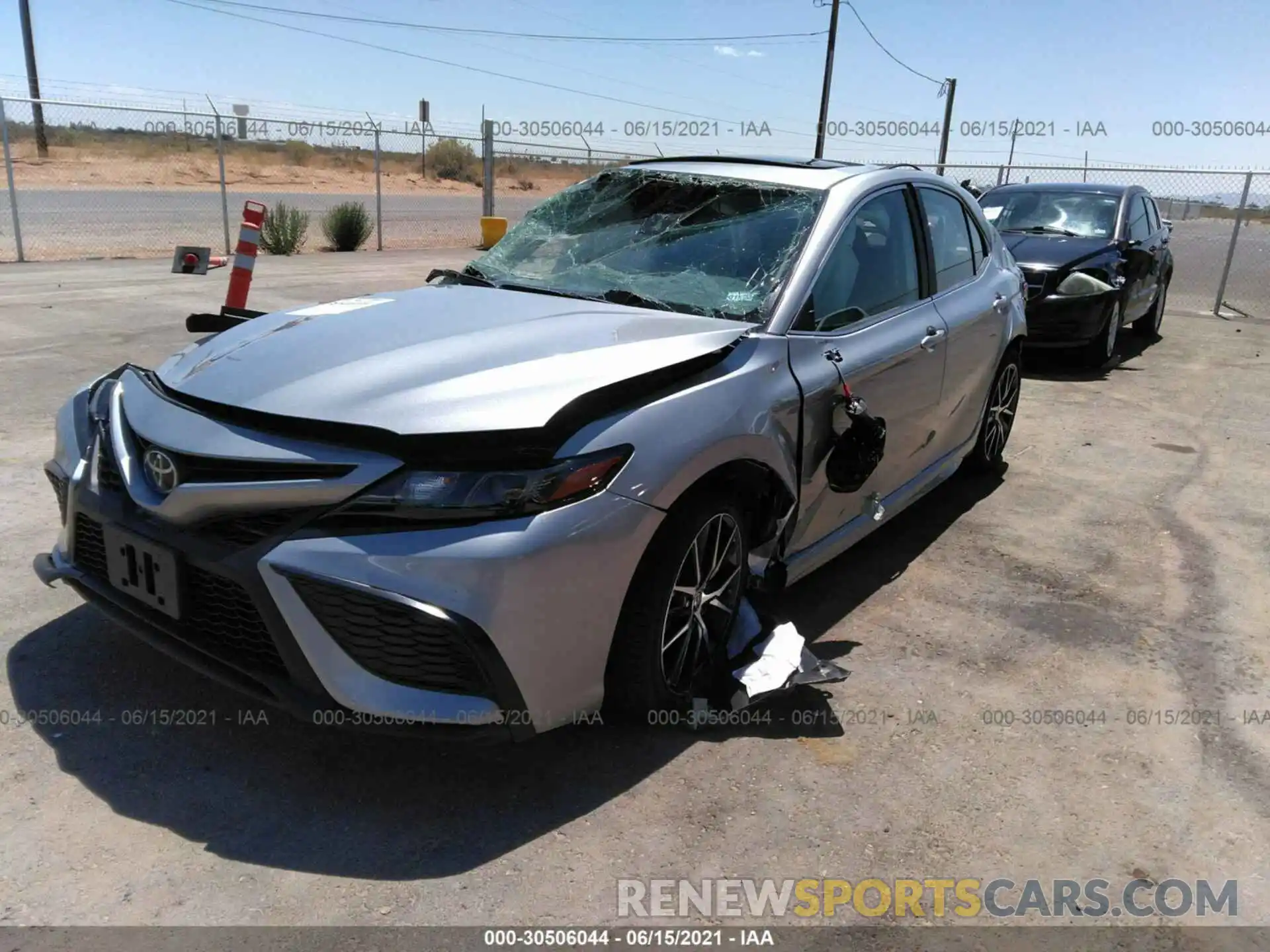 2 Photograph of a damaged car 4T1G11AK5MU547471 TOYOTA CAMRY 2021