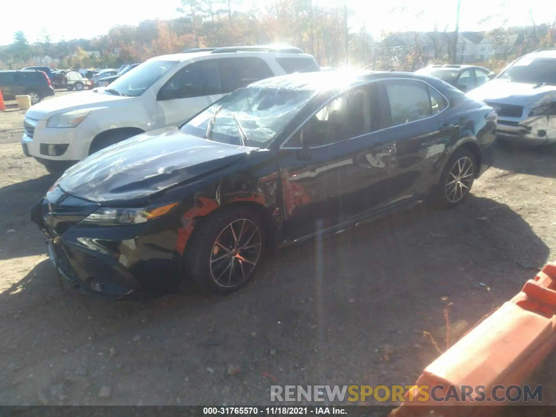 2 Photograph of a damaged car 4T1G11AK5MU548703 TOYOTA CAMRY 2021