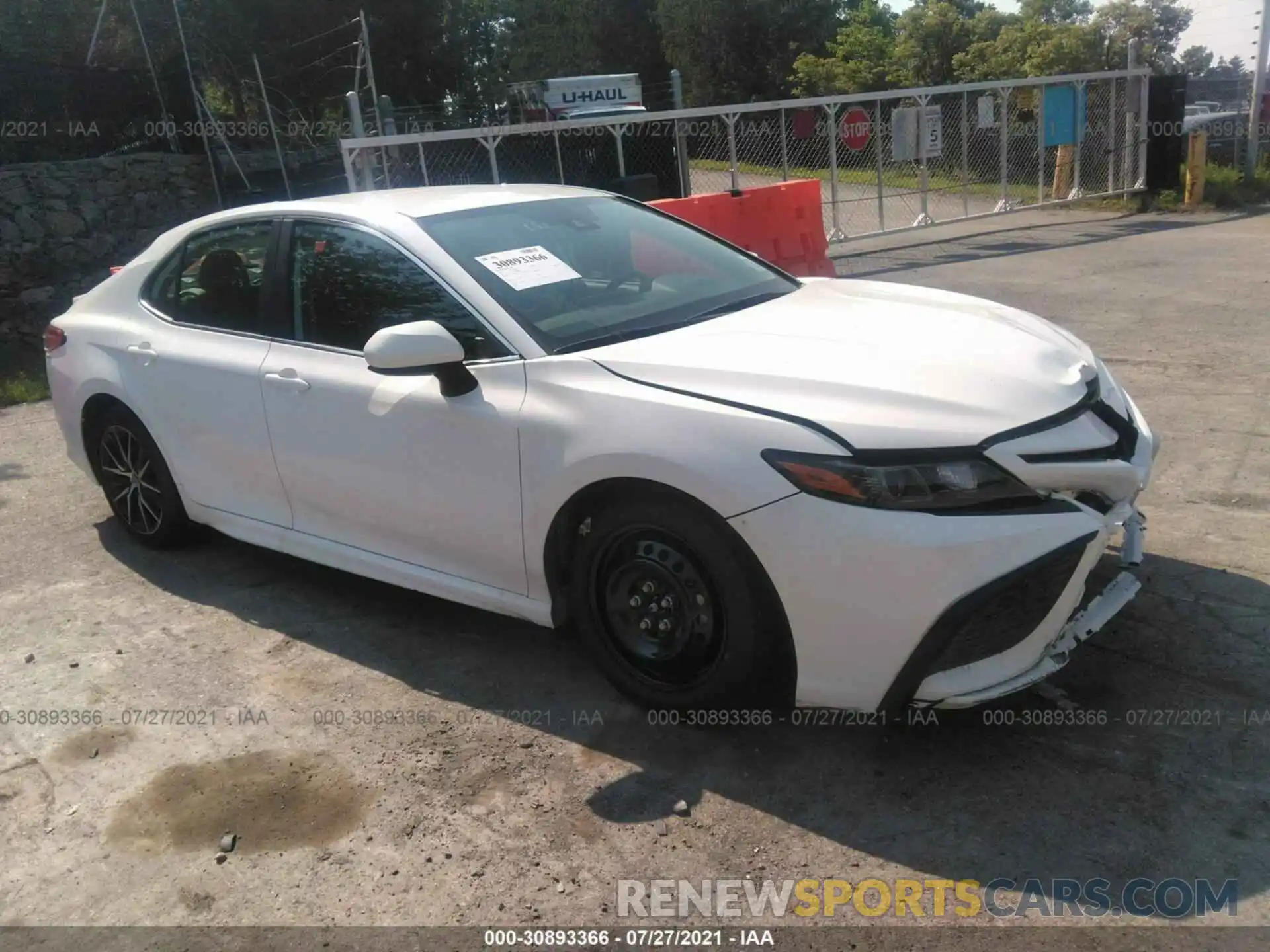 1 Photograph of a damaged car 4T1G11AK5MU552542 TOYOTA CAMRY 2021