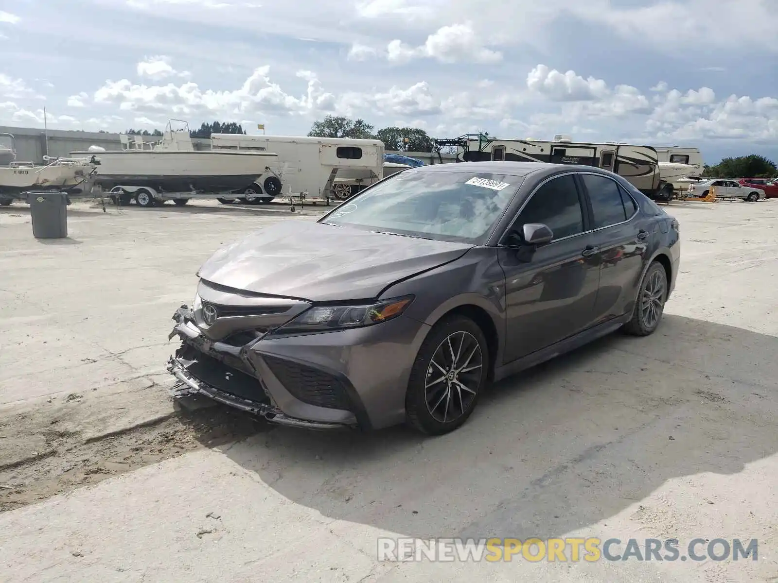 2 Photograph of a damaged car 4T1G11AK5MU556039 TOYOTA CAMRY 2021