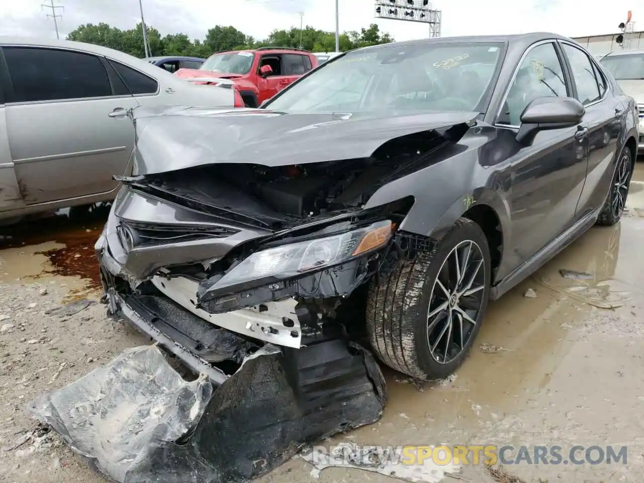 2 Photograph of a damaged car 4T1G11AK5MU564982 TOYOTA CAMRY 2021