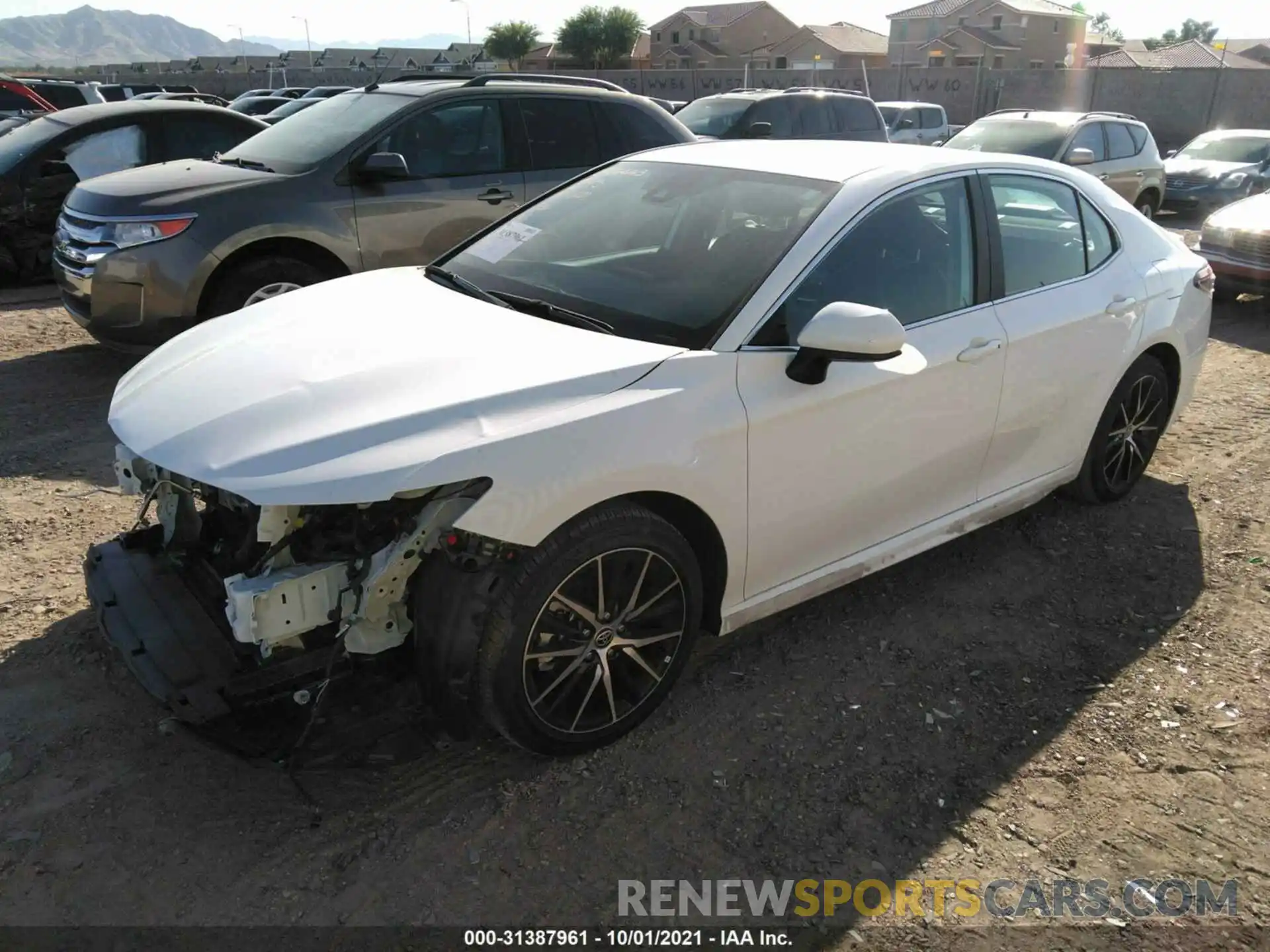 2 Photograph of a damaged car 4T1G11AK5MU565159 TOYOTA CAMRY 2021