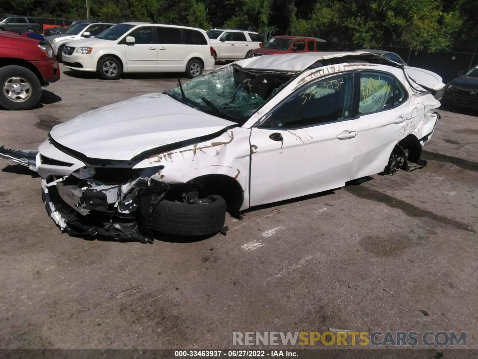 2 Photograph of a damaged car 4T1G11AK5MU587727 TOYOTA CAMRY 2021