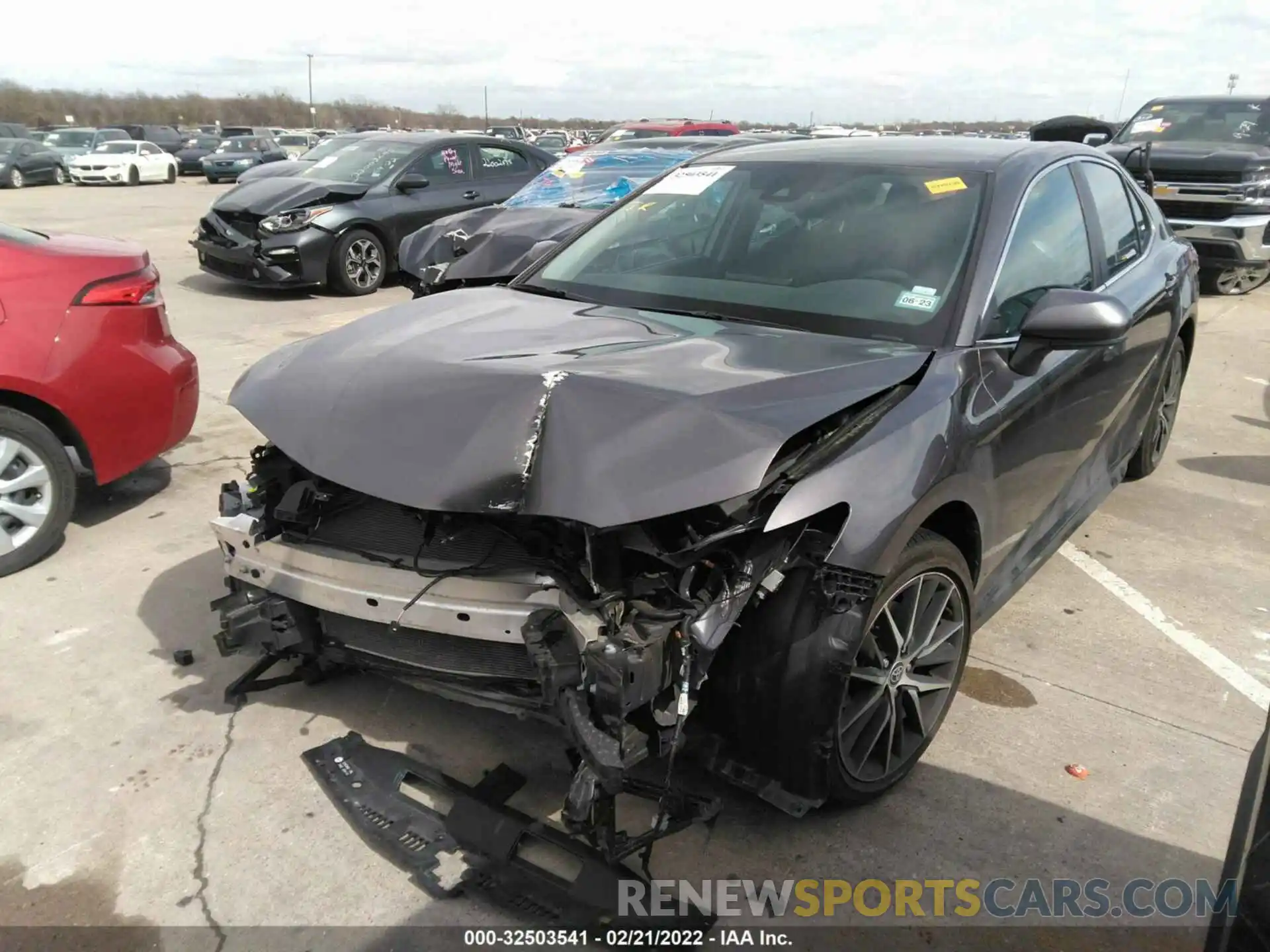 2 Photograph of a damaged car 4T1G11AK5MU599408 TOYOTA CAMRY 2021