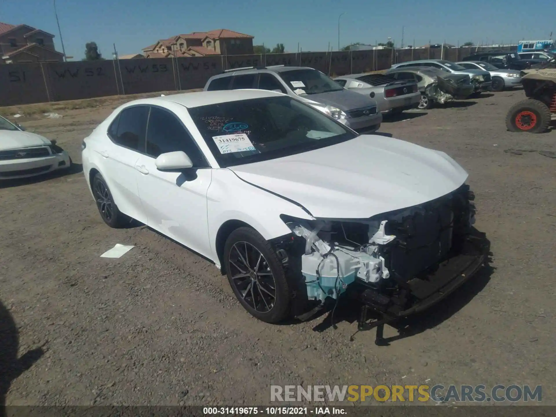 1 Photograph of a damaged car 4T1G11AK5MU606518 TOYOTA CAMRY 2021