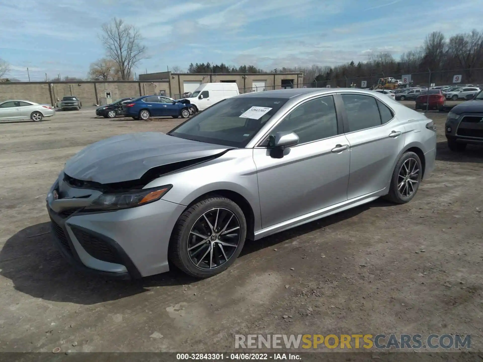 2 Photograph of a damaged car 4T1G11AK6MU403945 TOYOTA CAMRY 2021