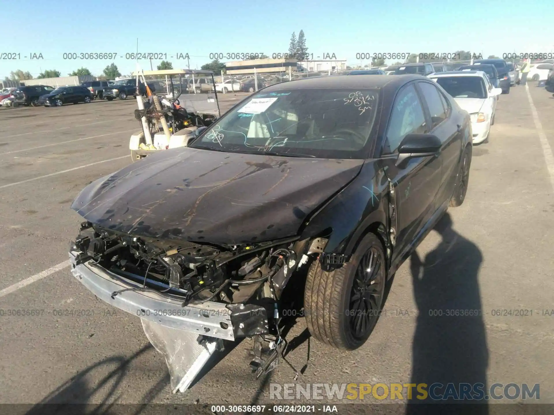 2 Photograph of a damaged car 4T1G11AK6MU407140 TOYOTA CAMRY 2021