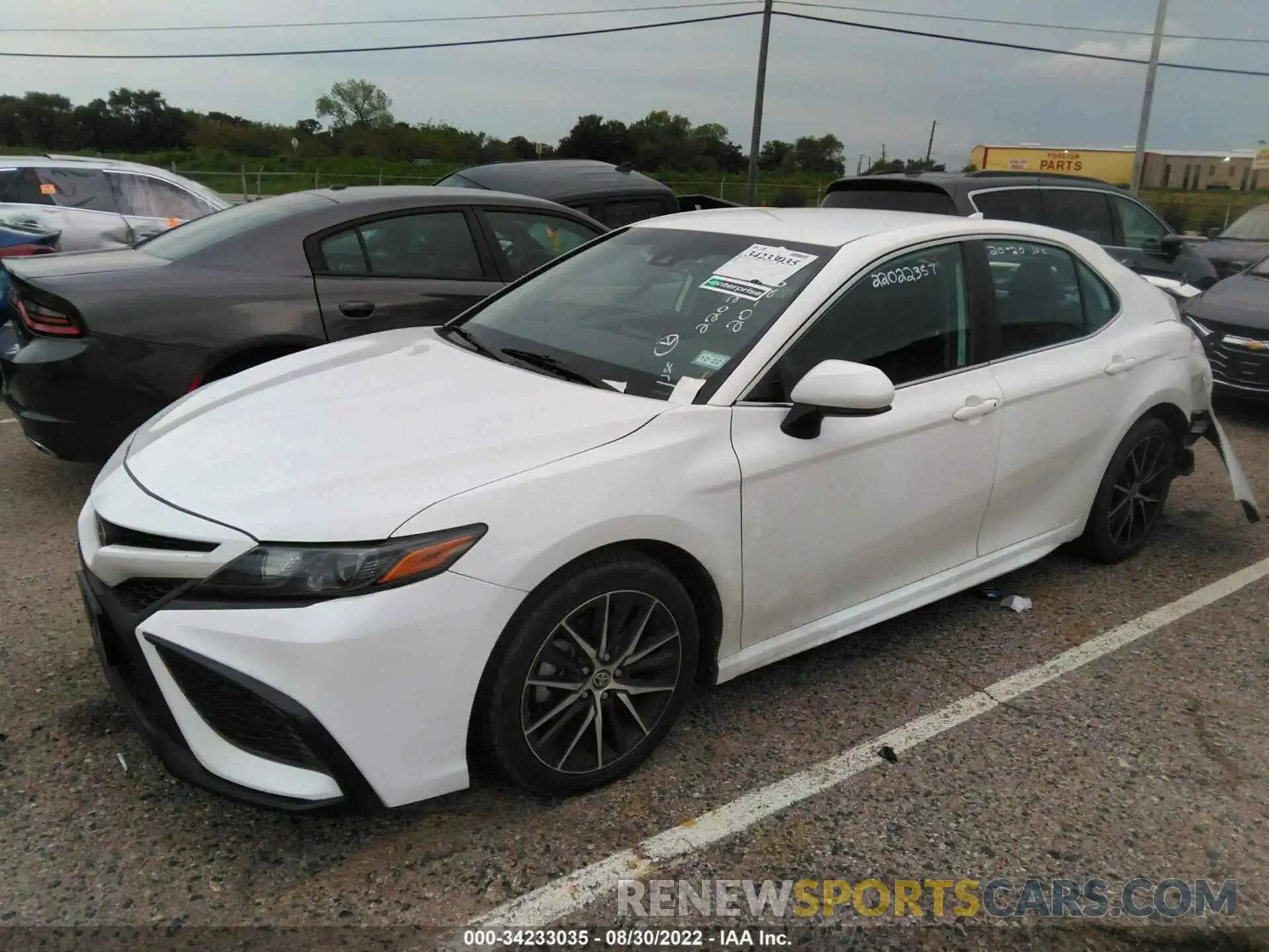 2 Photograph of a damaged car 4T1G11AK6MU407719 TOYOTA CAMRY 2021