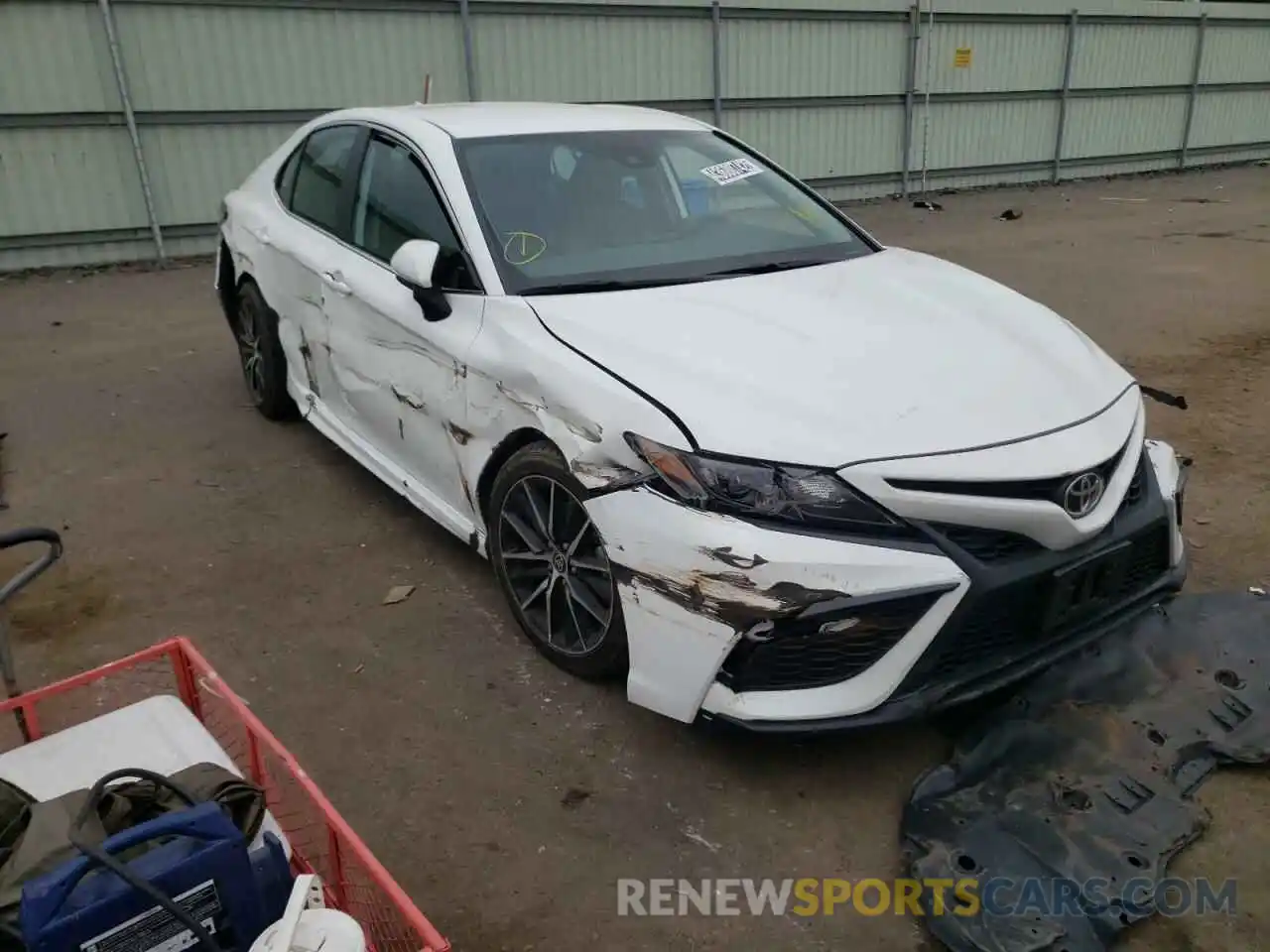 1 Photograph of a damaged car 4T1G11AK6MU414248 TOYOTA CAMRY 2021