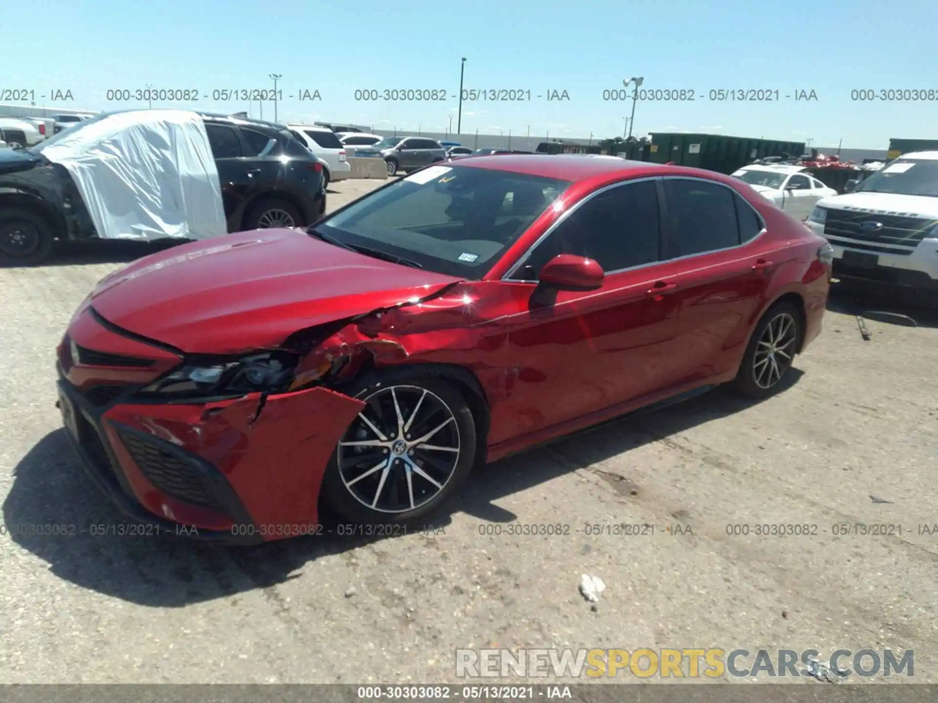 2 Photograph of a damaged car 4T1G11AK6MU415321 TOYOTA CAMRY 2021