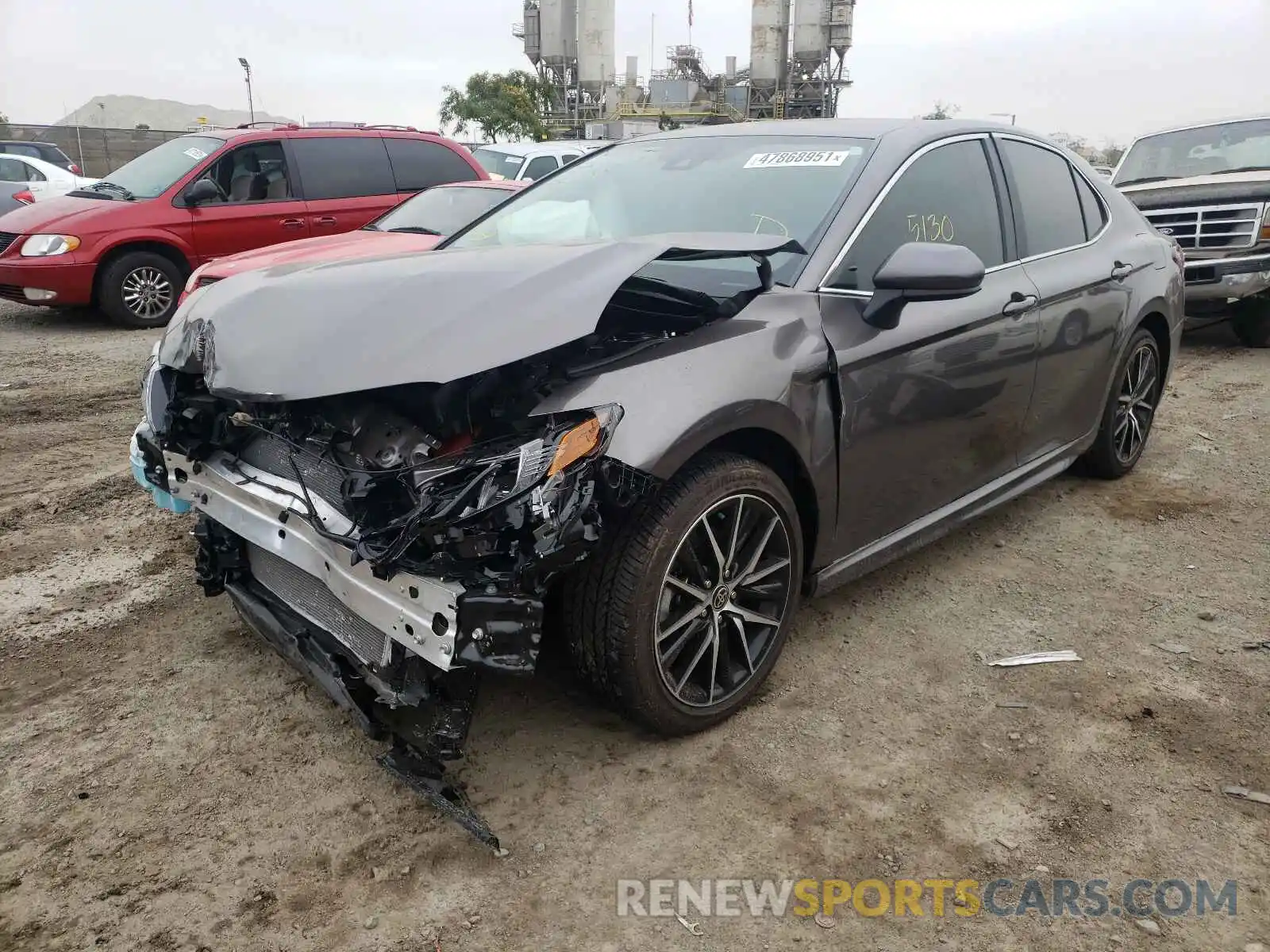 2 Photograph of a damaged car 4T1G11AK6MU418204 TOYOTA CAMRY 2021