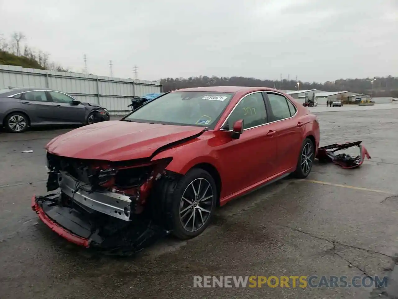 2 Photograph of a damaged car 4T1G11AK6MU419563 TOYOTA CAMRY 2021