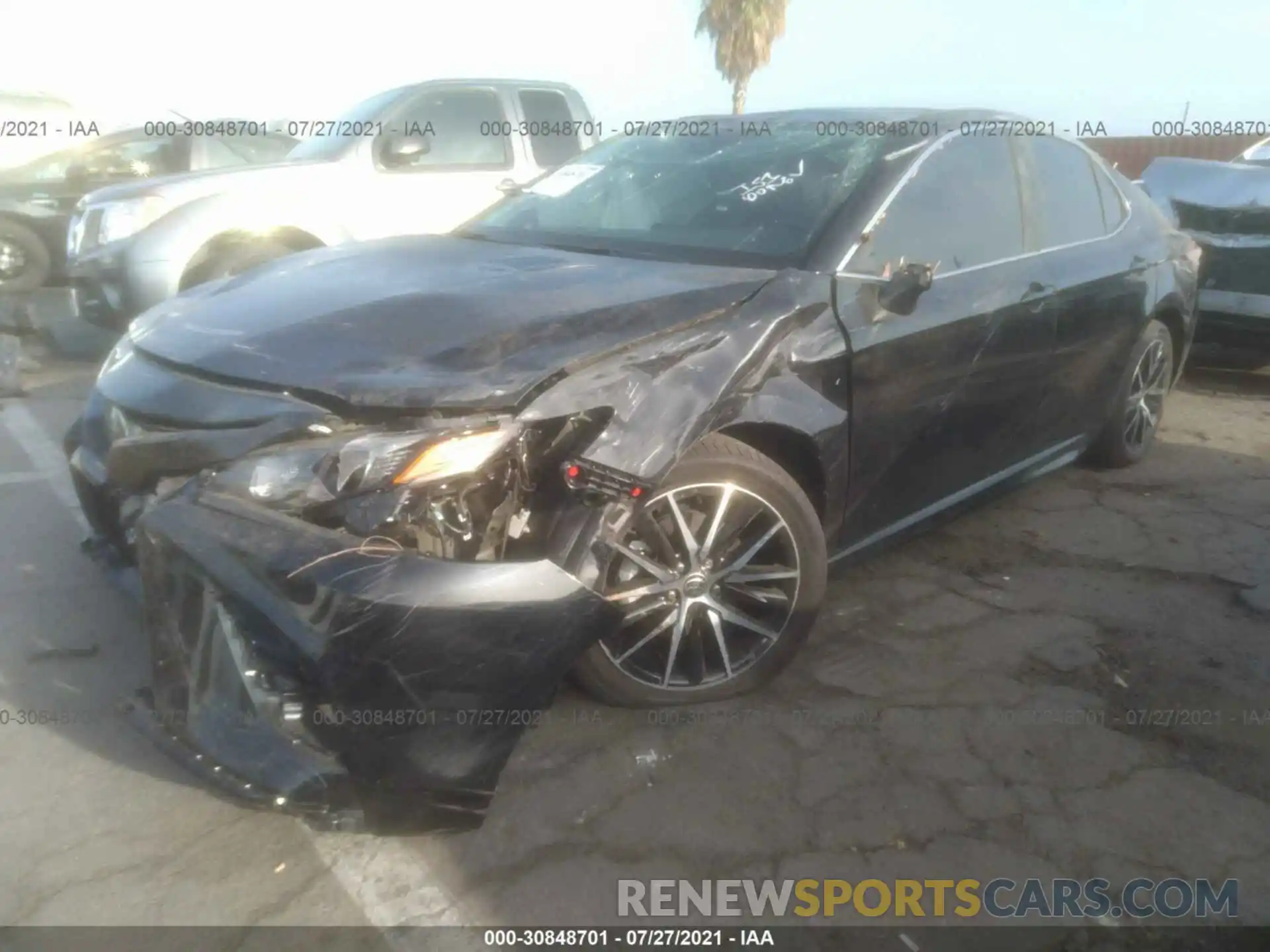 2 Photograph of a damaged car 4T1G11AK6MU420518 TOYOTA CAMRY 2021