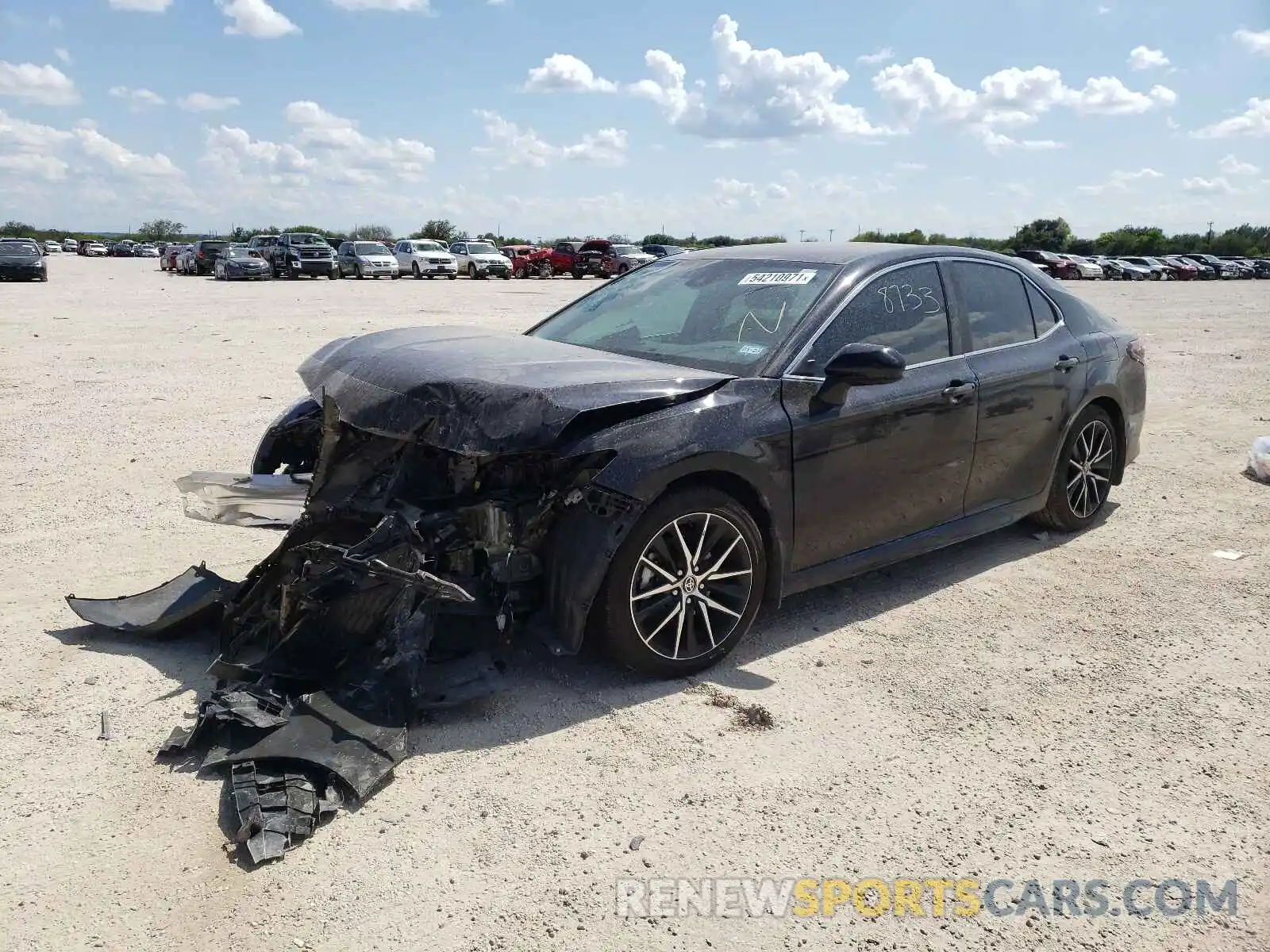 2 Photograph of a damaged car 4T1G11AK6MU421345 TOYOTA CAMRY 2021