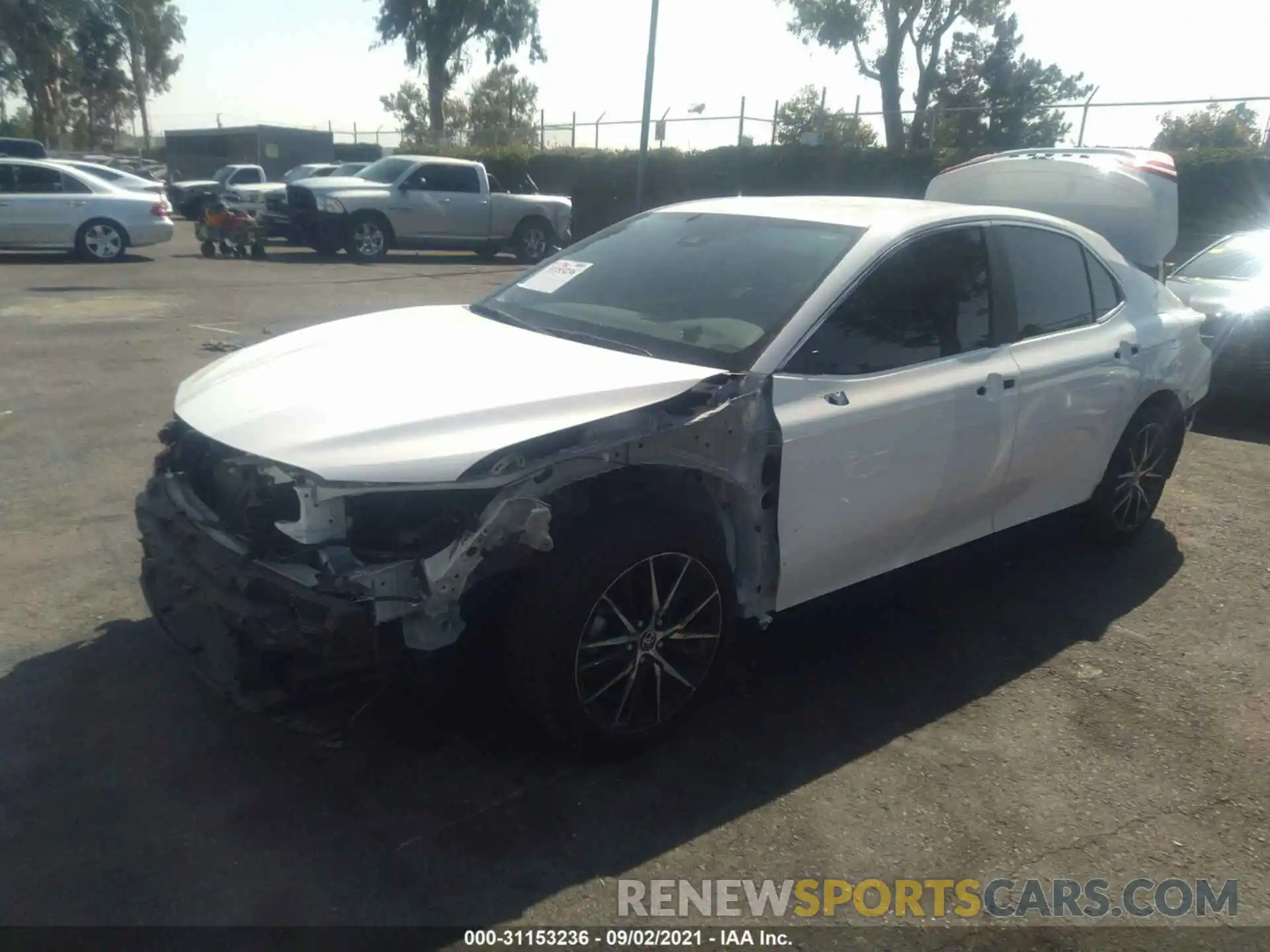 2 Photograph of a damaged car 4T1G11AK6MU422995 TOYOTA CAMRY 2021