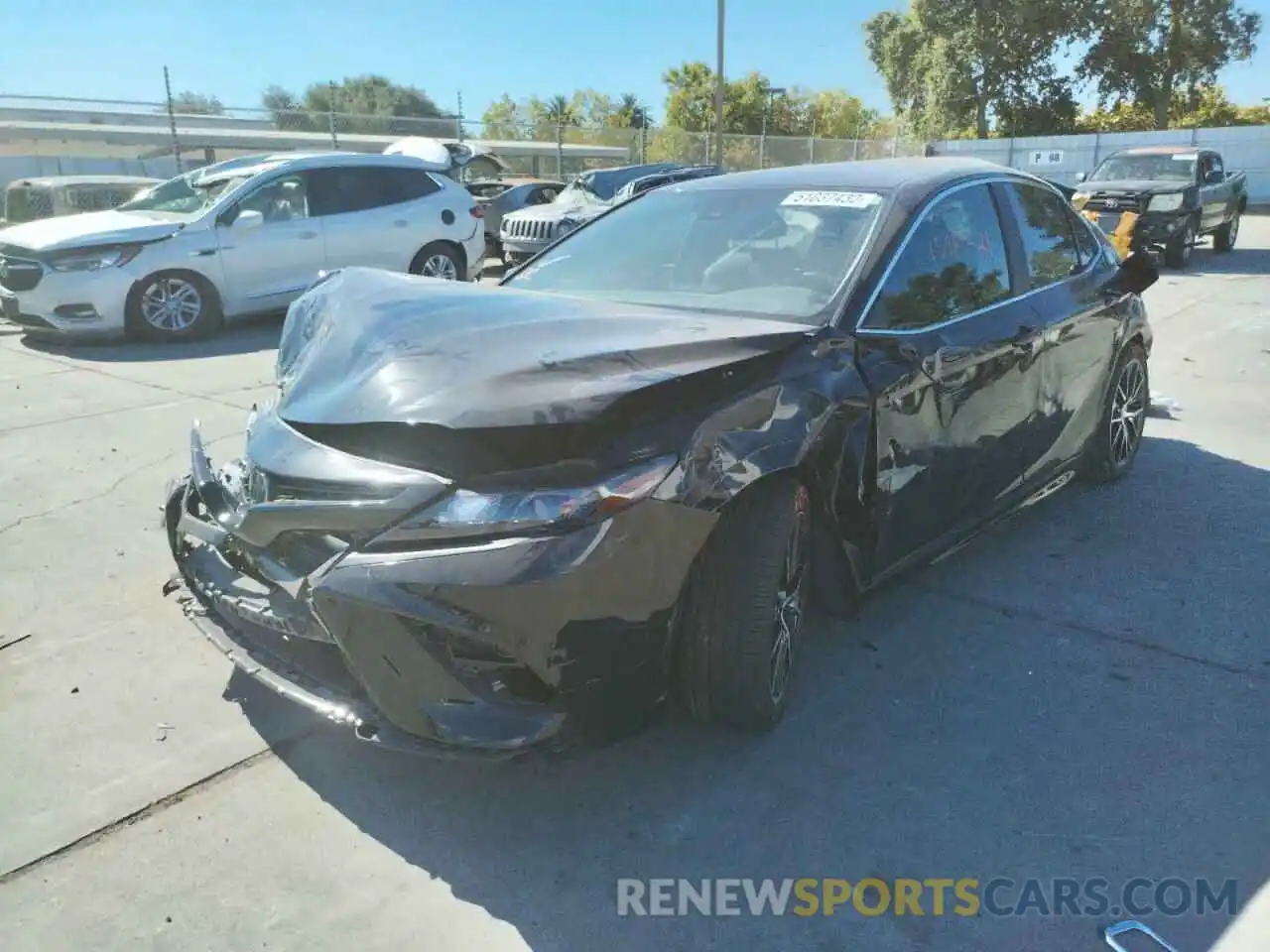 2 Photograph of a damaged car 4T1G11AK6MU423323 TOYOTA CAMRY 2021