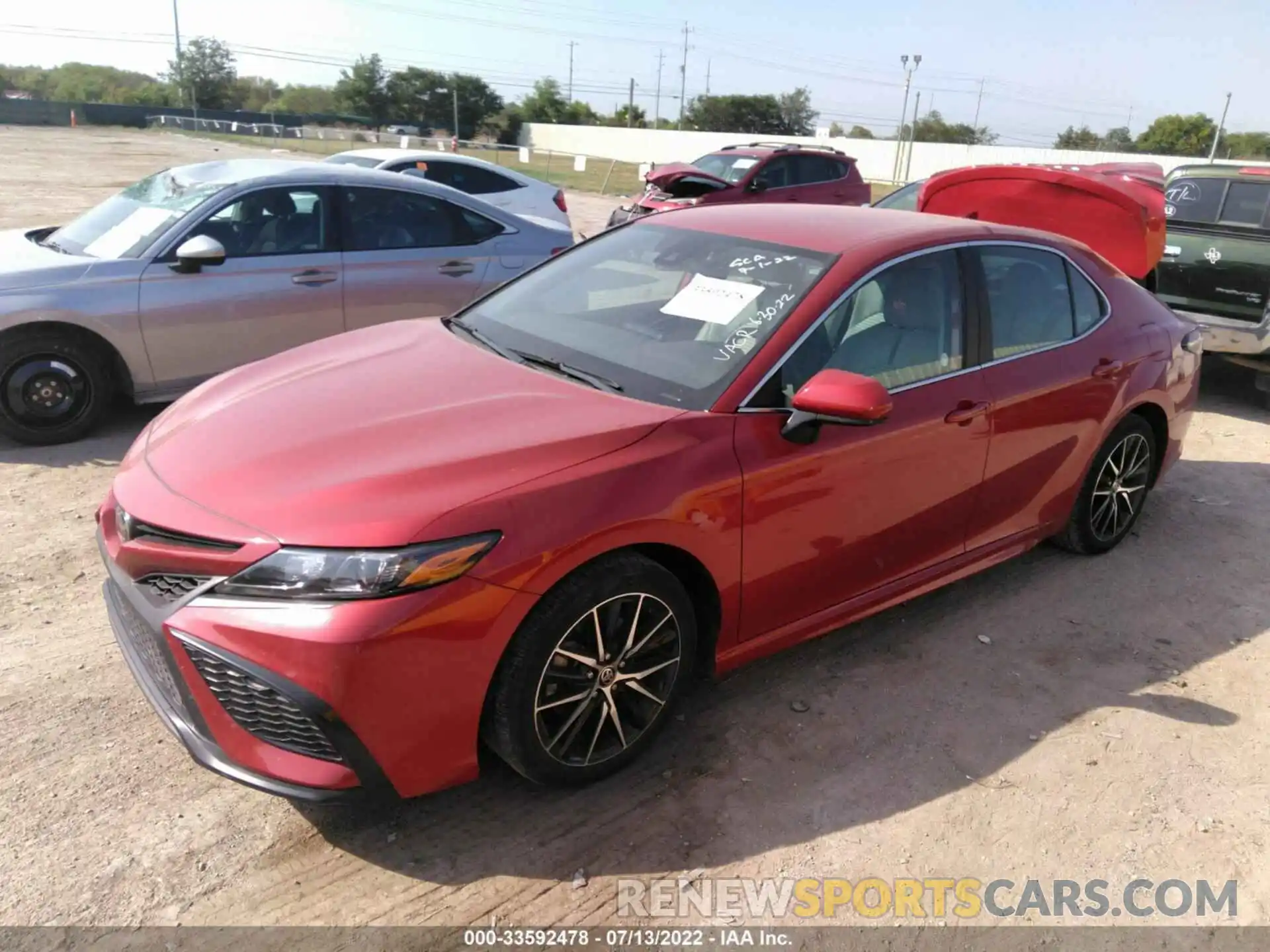 2 Photograph of a damaged car 4T1G11AK6MU429428 TOYOTA CAMRY 2021