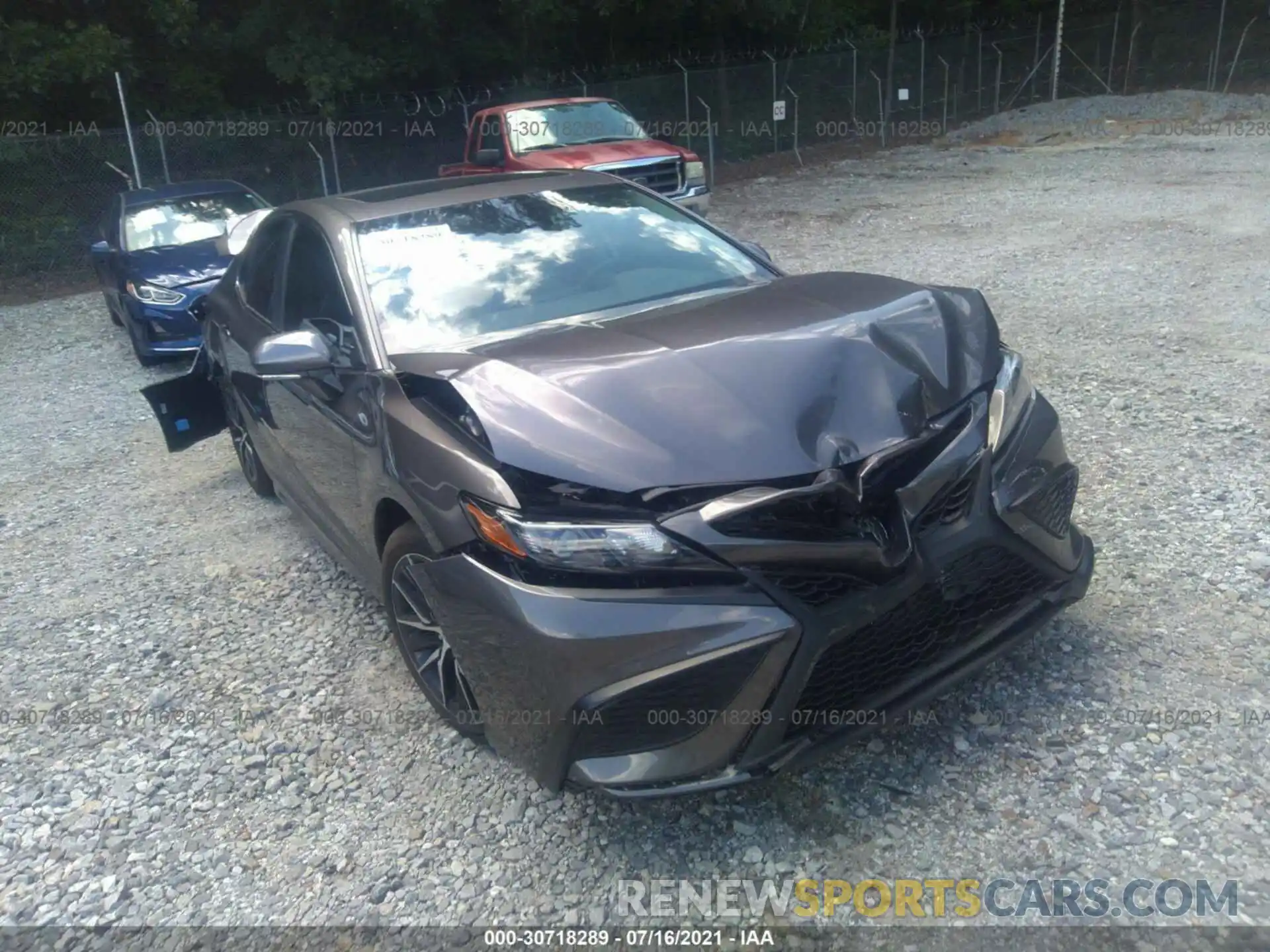 1 Photograph of a damaged car 4T1G11AK6MU431888 TOYOTA CAMRY 2021