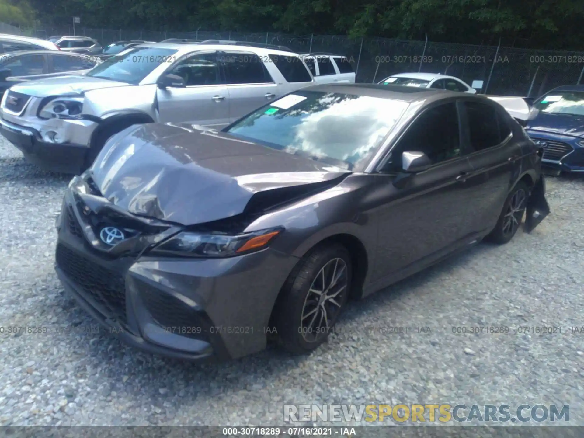 2 Photograph of a damaged car 4T1G11AK6MU431888 TOYOTA CAMRY 2021