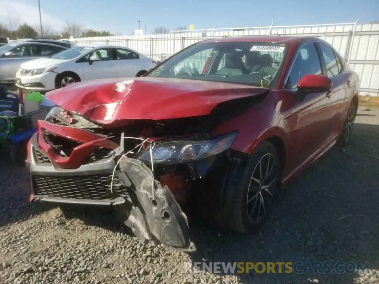 2 Photograph of a damaged car 4T1G11AK6MU432023 TOYOTA CAMRY 2021