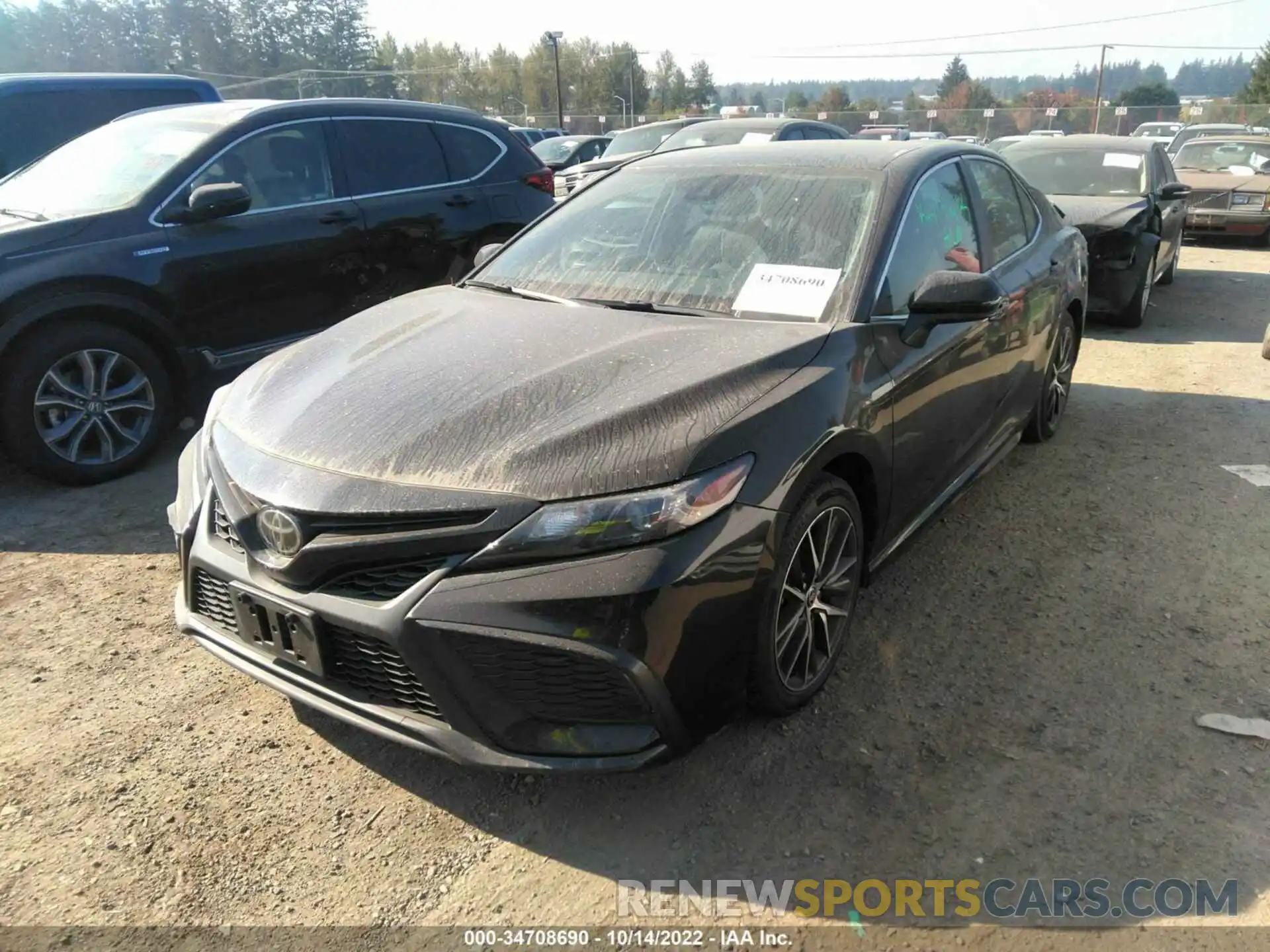 2 Photograph of a damaged car 4T1G11AK6MU432541 TOYOTA CAMRY 2021