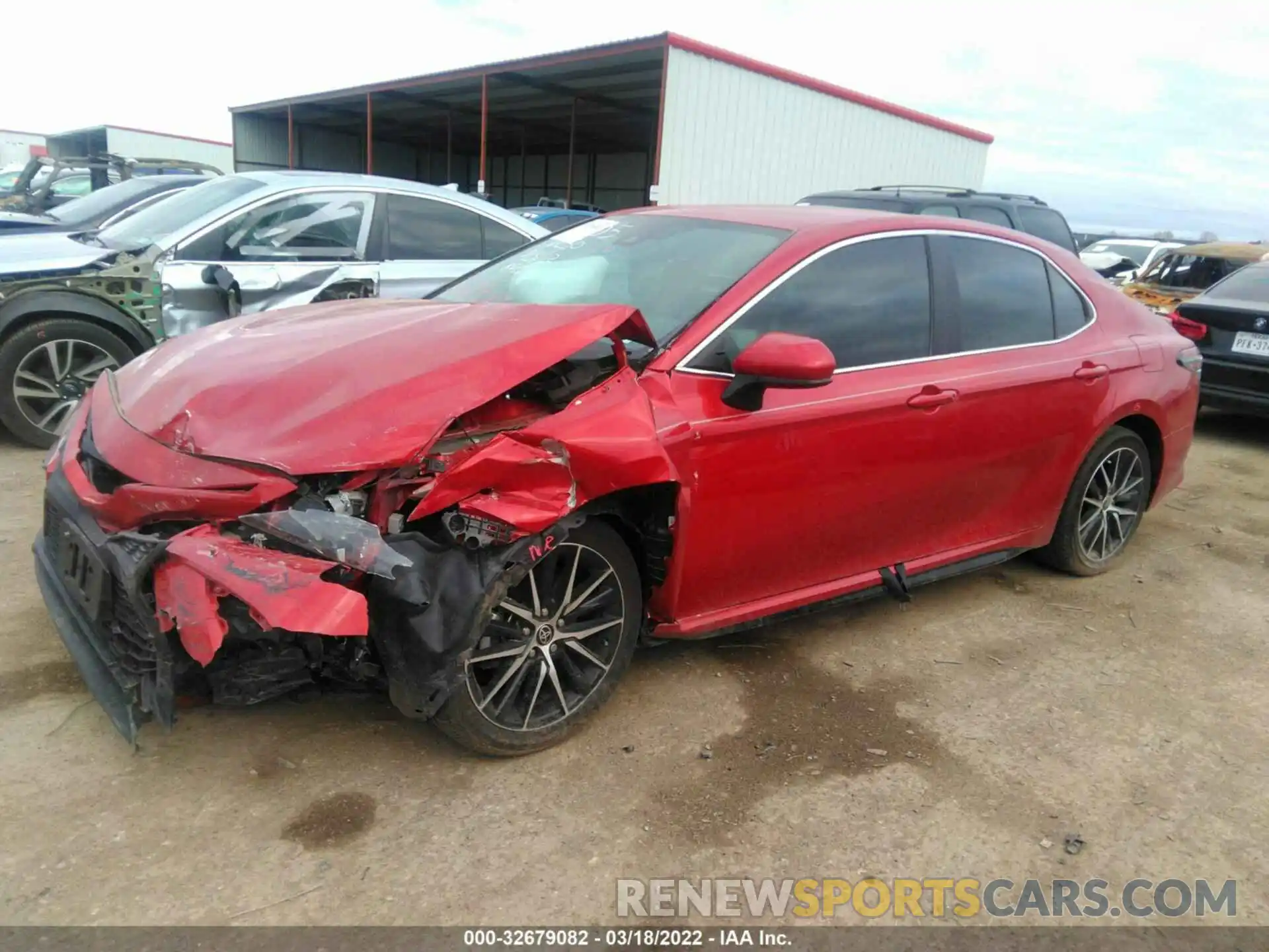 2 Photograph of a damaged car 4T1G11AK6MU439456 TOYOTA CAMRY 2021