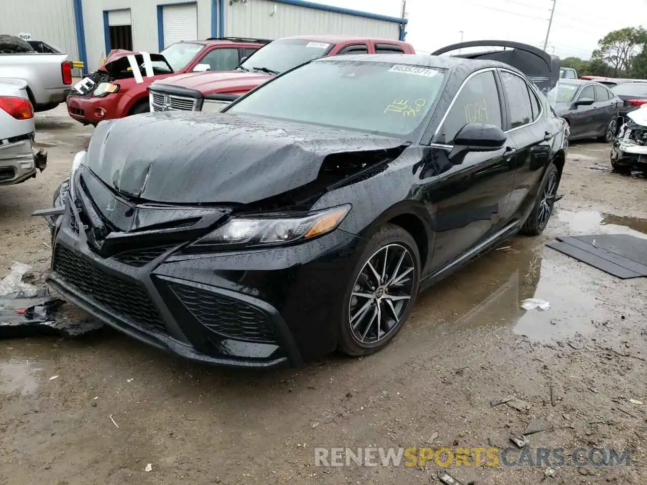 2 Photograph of a damaged car 4T1G11AK6MU442745 TOYOTA CAMRY 2021