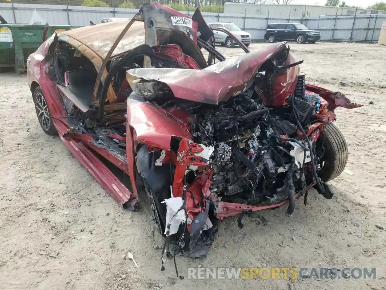 1 Photograph of a damaged car 4T1G11AK6MU443927 TOYOTA CAMRY 2021