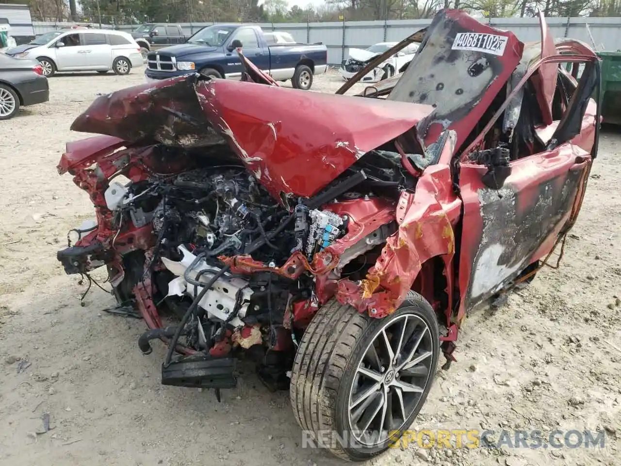 2 Photograph of a damaged car 4T1G11AK6MU443927 TOYOTA CAMRY 2021