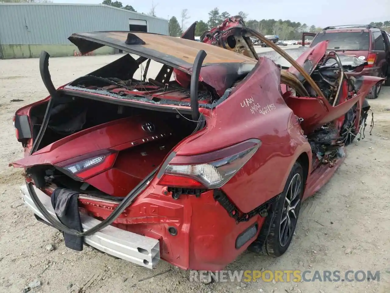 4 Photograph of a damaged car 4T1G11AK6MU443927 TOYOTA CAMRY 2021