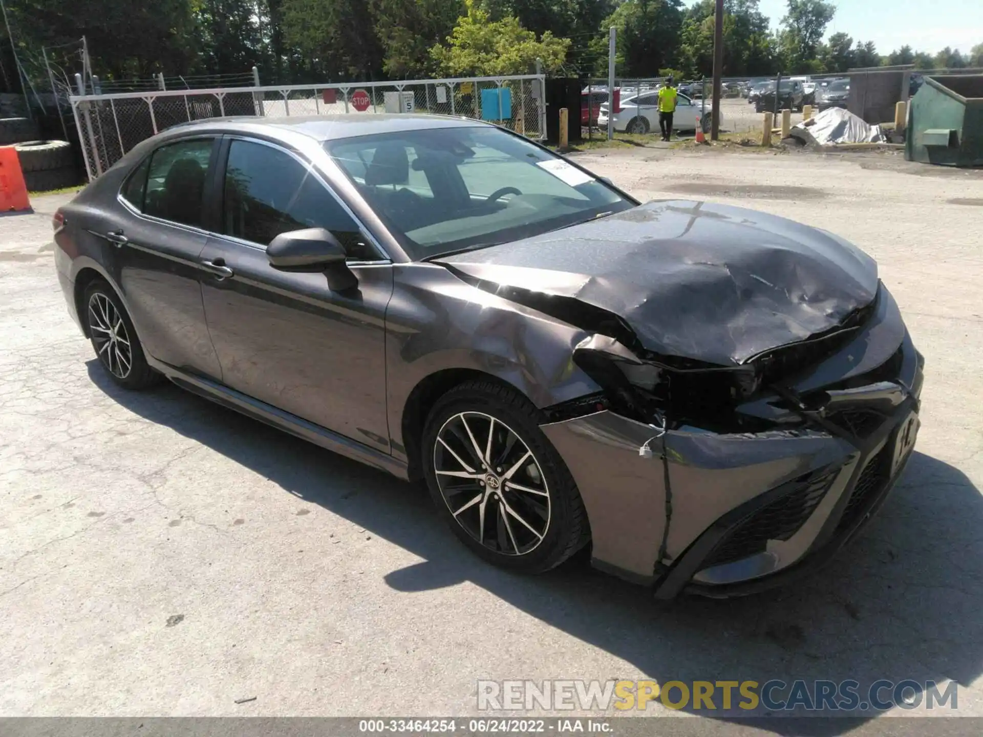 1 Photograph of a damaged car 4T1G11AK6MU444558 TOYOTA CAMRY 2021