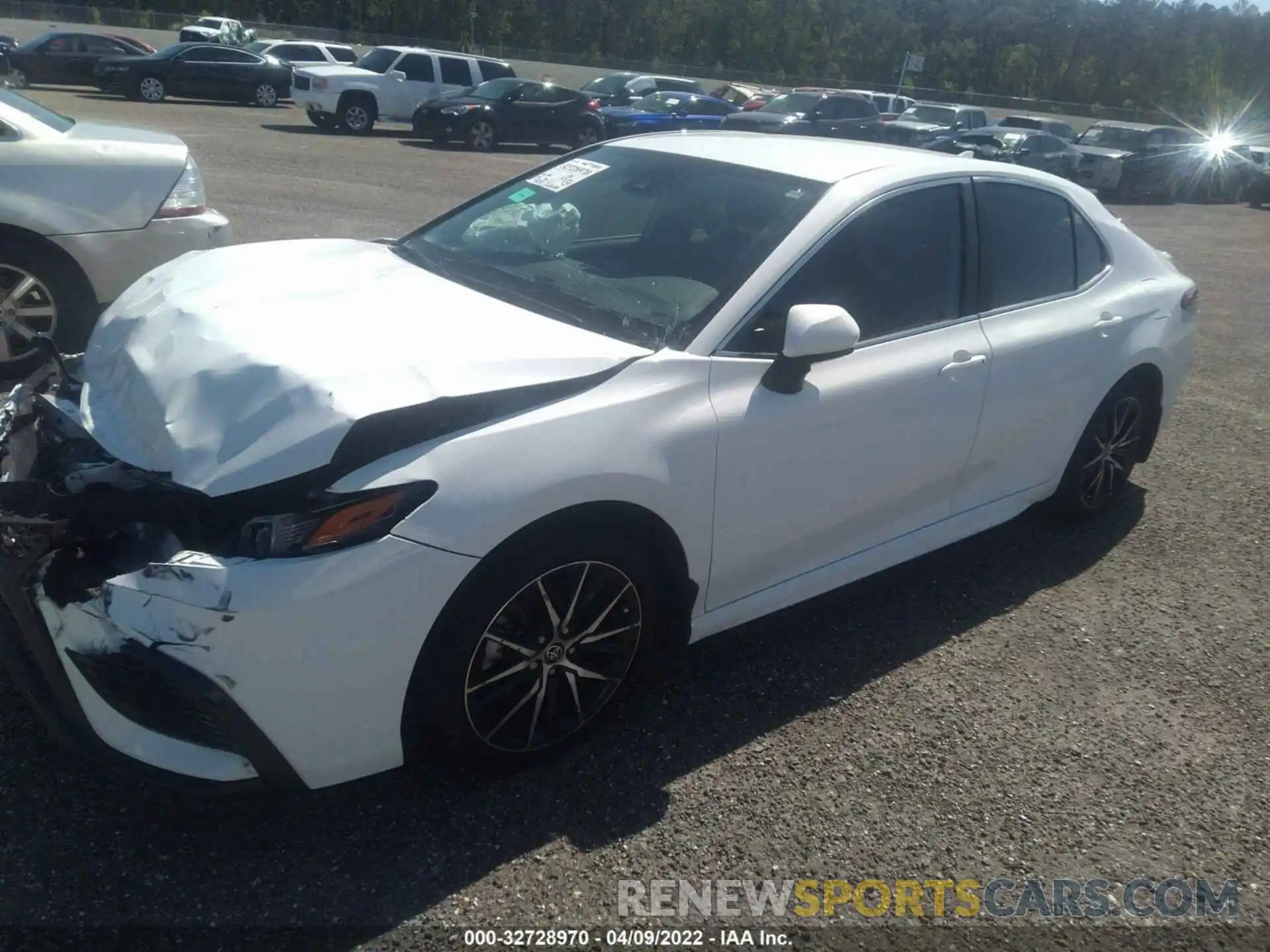 2 Photograph of a damaged car 4T1G11AK6MU450960 TOYOTA CAMRY 2021