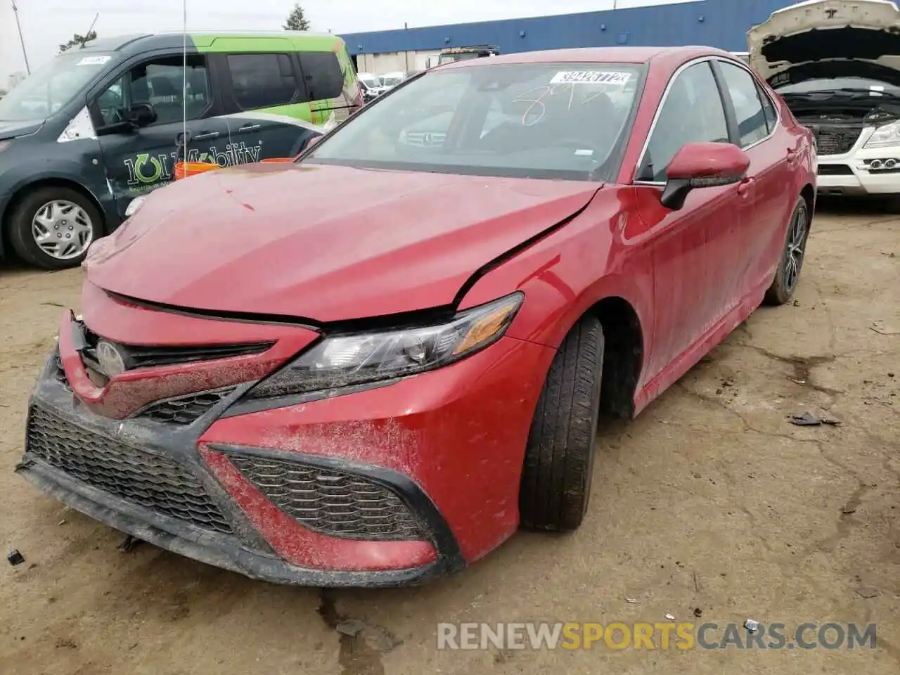 2 Photograph of a damaged car 4T1G11AK6MU468939 TOYOTA CAMRY 2021