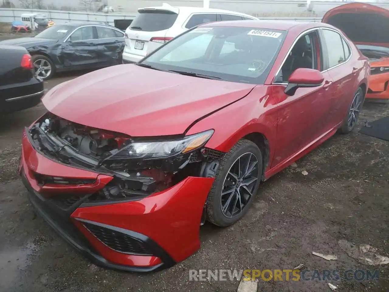 2 Photograph of a damaged car 4T1G11AK6MU472537 TOYOTA CAMRY 2021