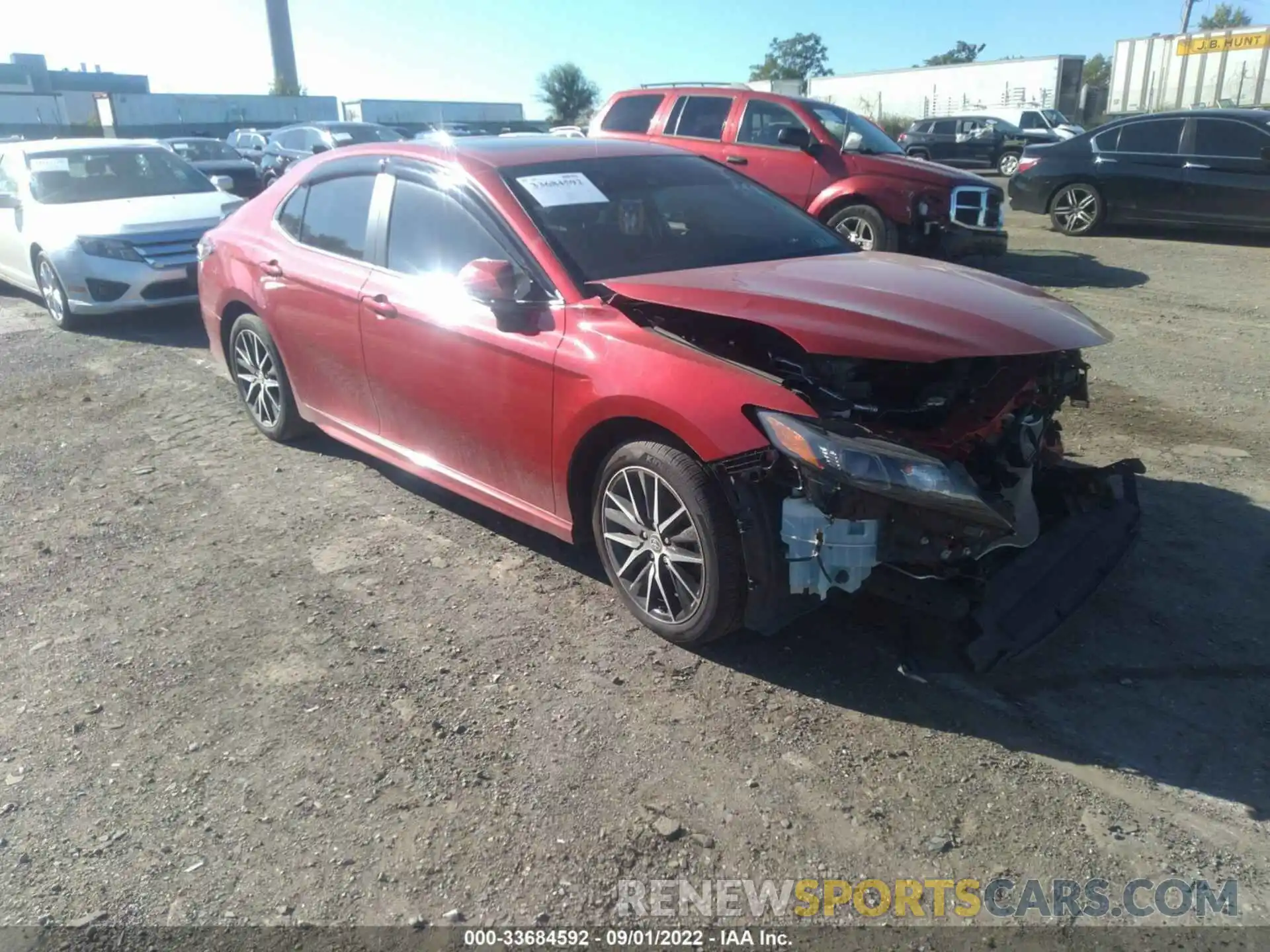 1 Photograph of a damaged car 4T1G11AK6MU474689 TOYOTA CAMRY 2021