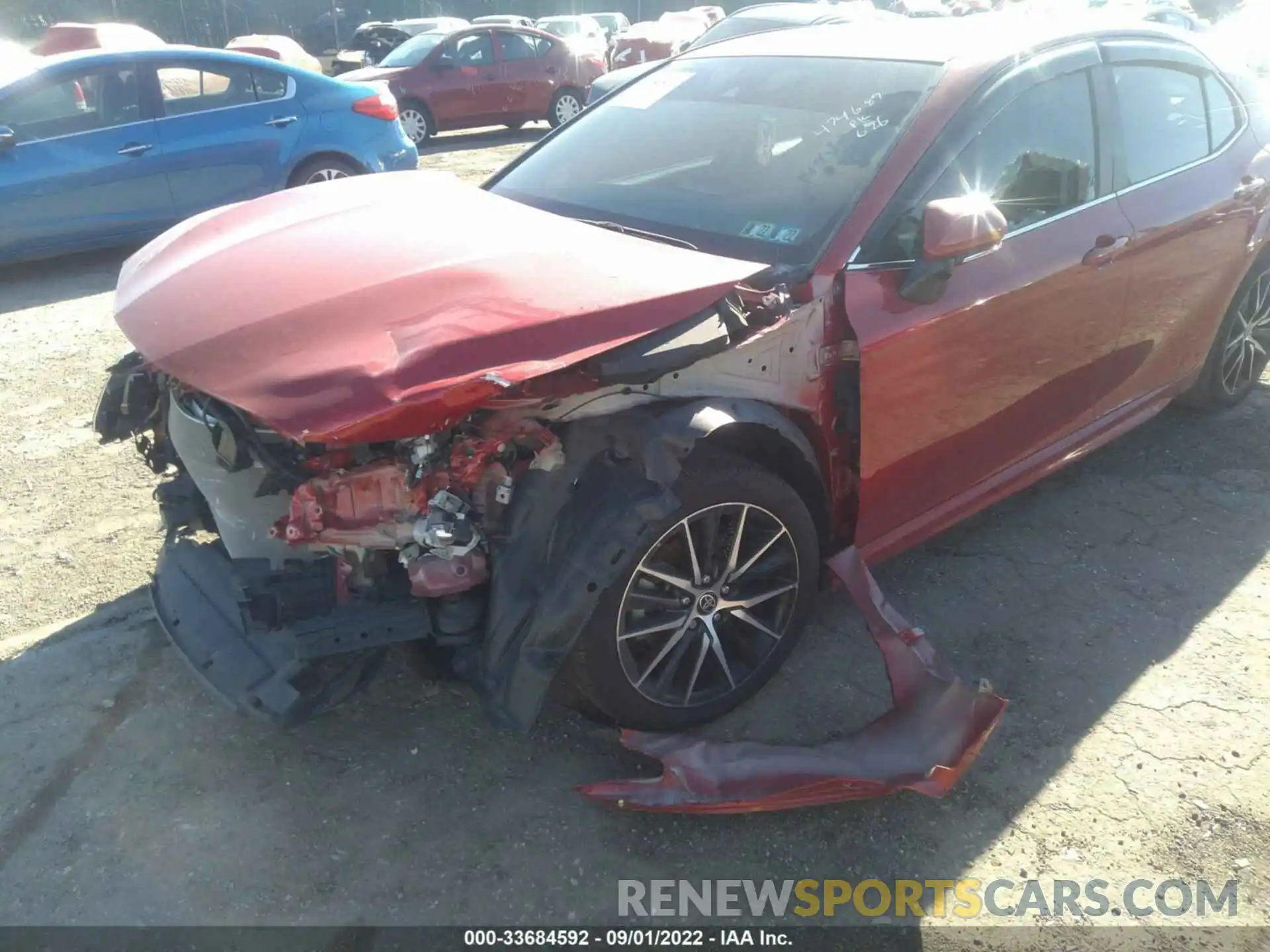 2 Photograph of a damaged car 4T1G11AK6MU474689 TOYOTA CAMRY 2021