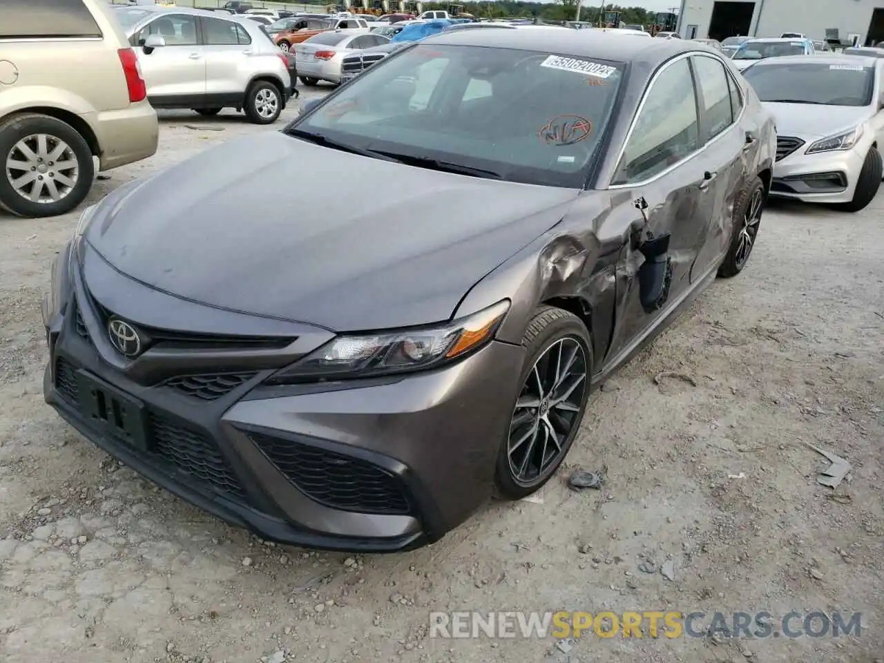 2 Photograph of a damaged car 4T1G11AK6MU478810 TOYOTA CAMRY 2021