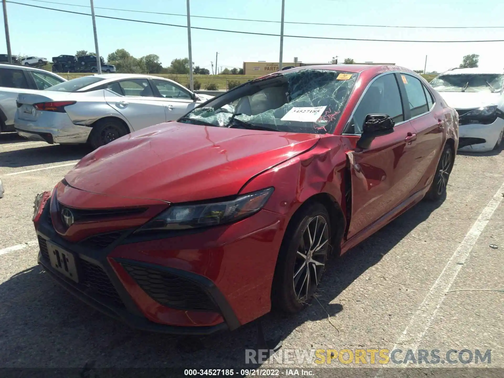 2 Photograph of a damaged car 4T1G11AK6MU479391 TOYOTA CAMRY 2021