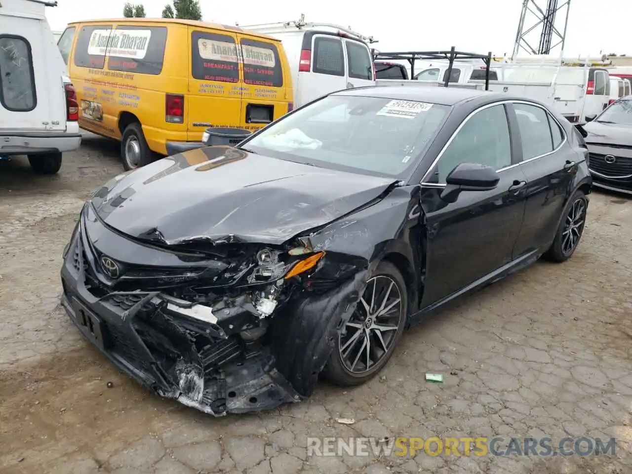 2 Photograph of a damaged car 4T1G11AK6MU490102 TOYOTA CAMRY 2021