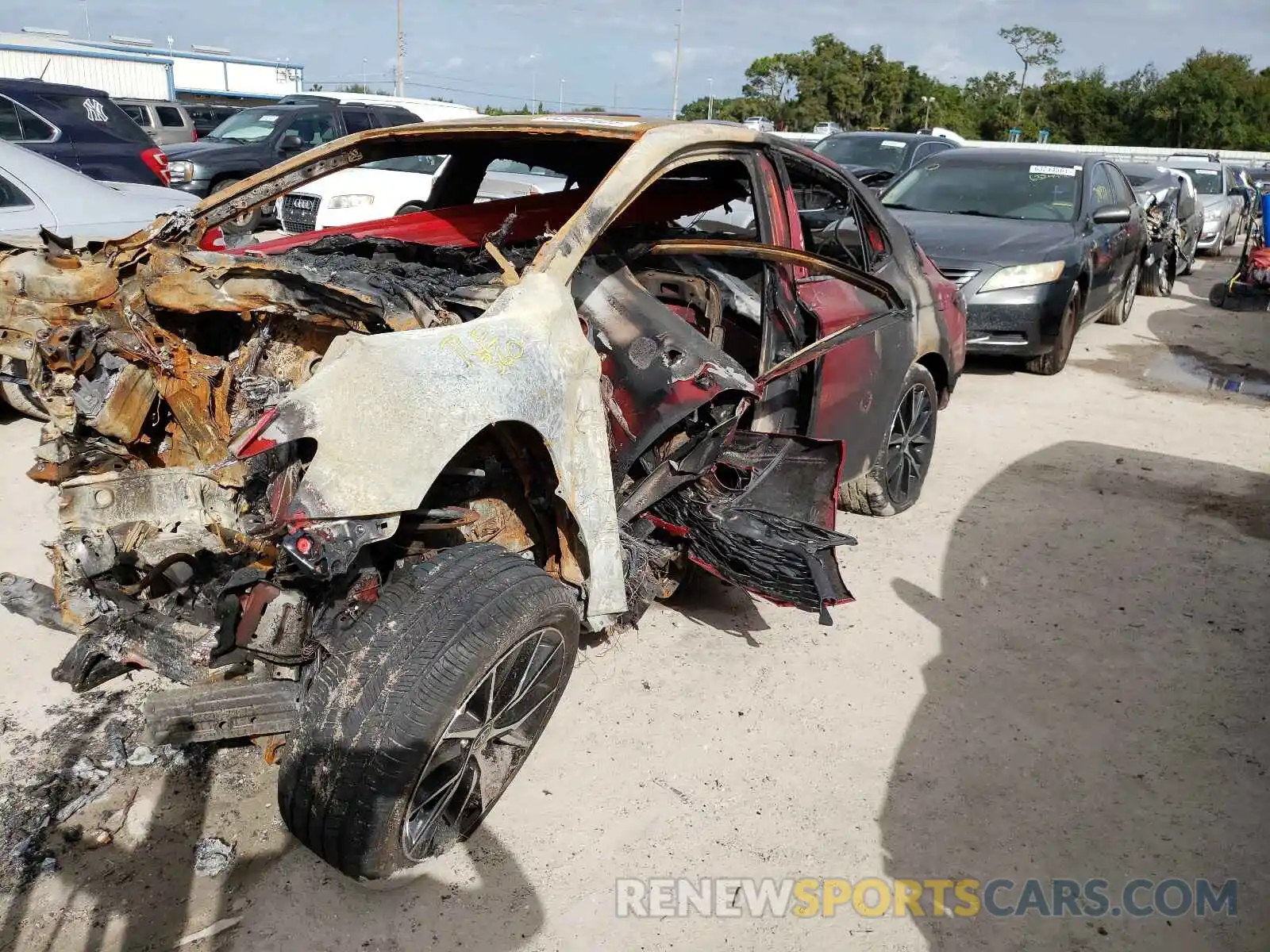 2 Photograph of a damaged car 4T1G11AK6MU493758 TOYOTA CAMRY 2021