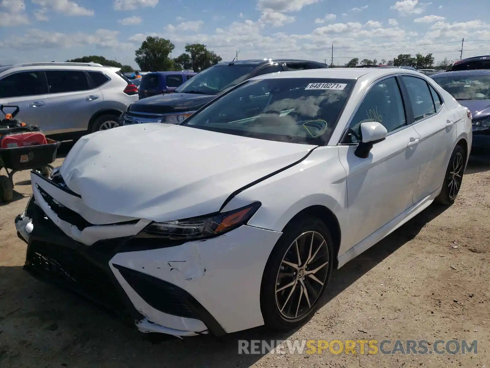 2 Photograph of a damaged car 4T1G11AK6MU497521 TOYOTA CAMRY 2021