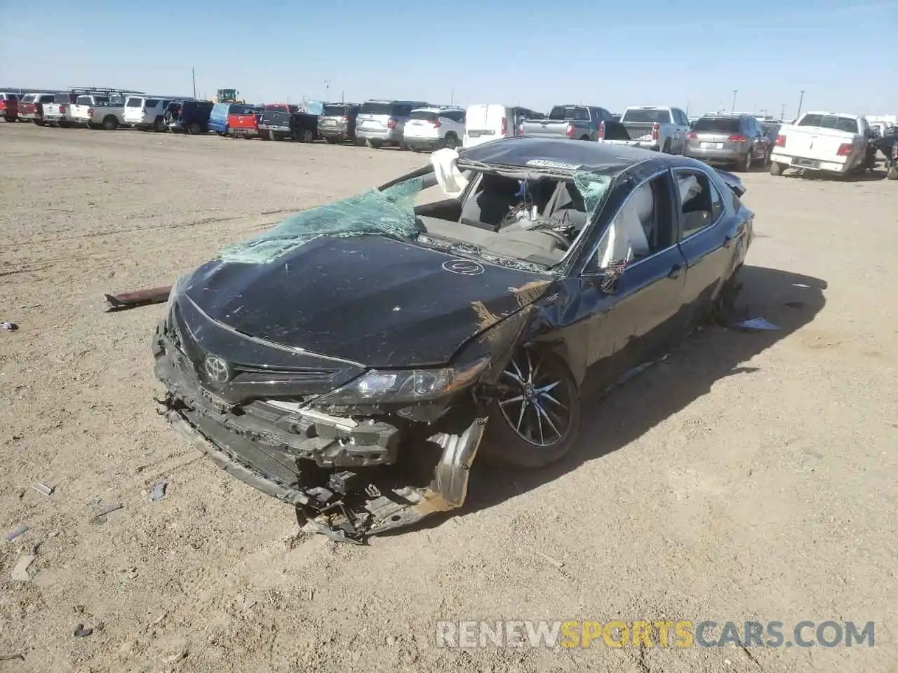 2 Photograph of a damaged car 4T1G11AK6MU519081 TOYOTA CAMRY 2021