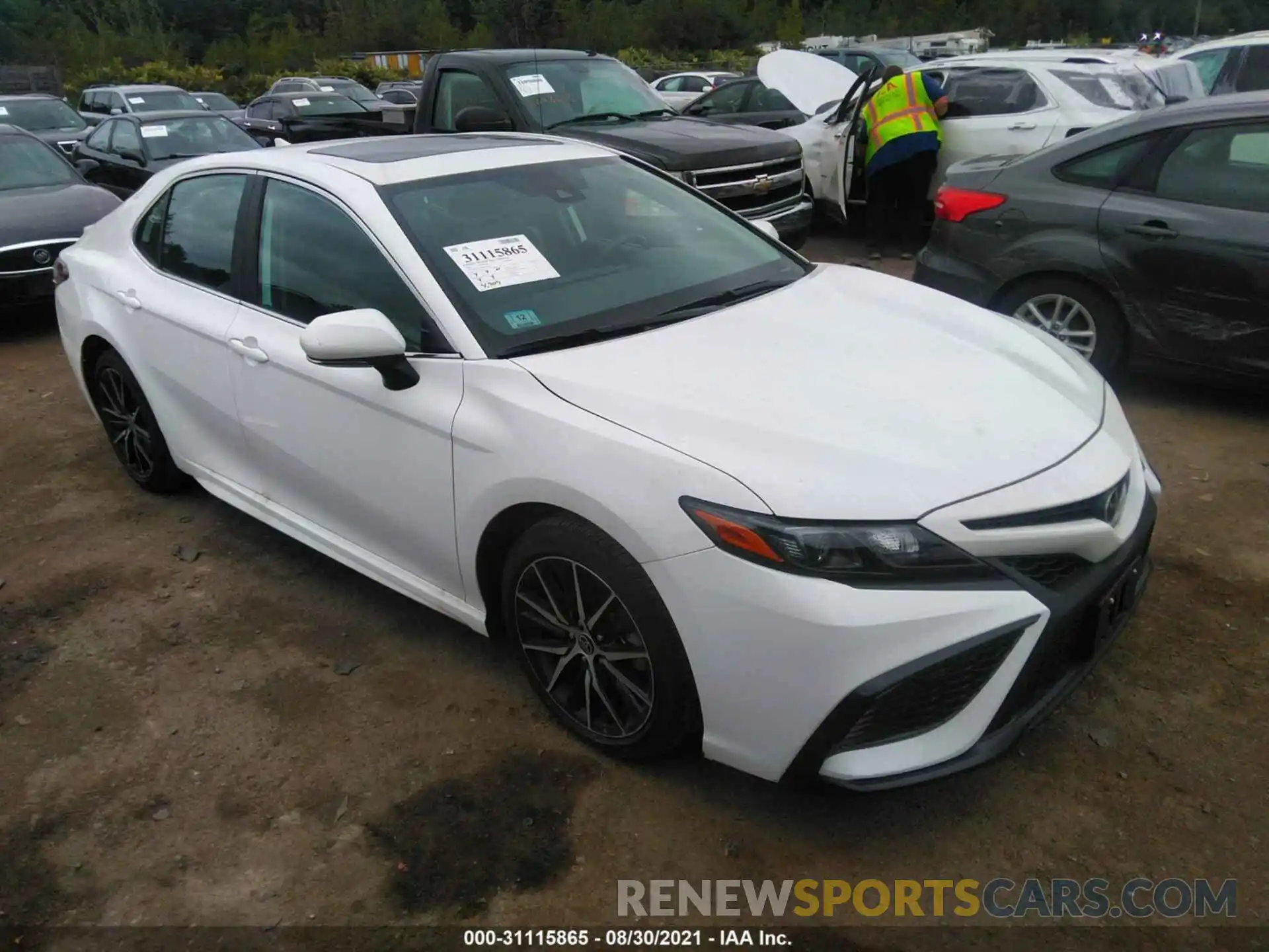 1 Photograph of a damaged car 4T1G11AK6MU526919 TOYOTA CAMRY 2021